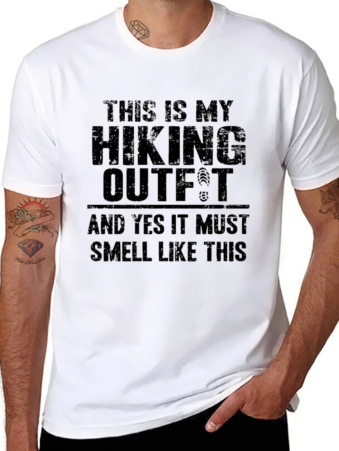 Hiking Outfit T-Shirt - Funny Hiking Apparel