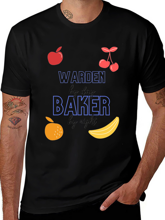Warden by Day Baker by Night T-Shirt