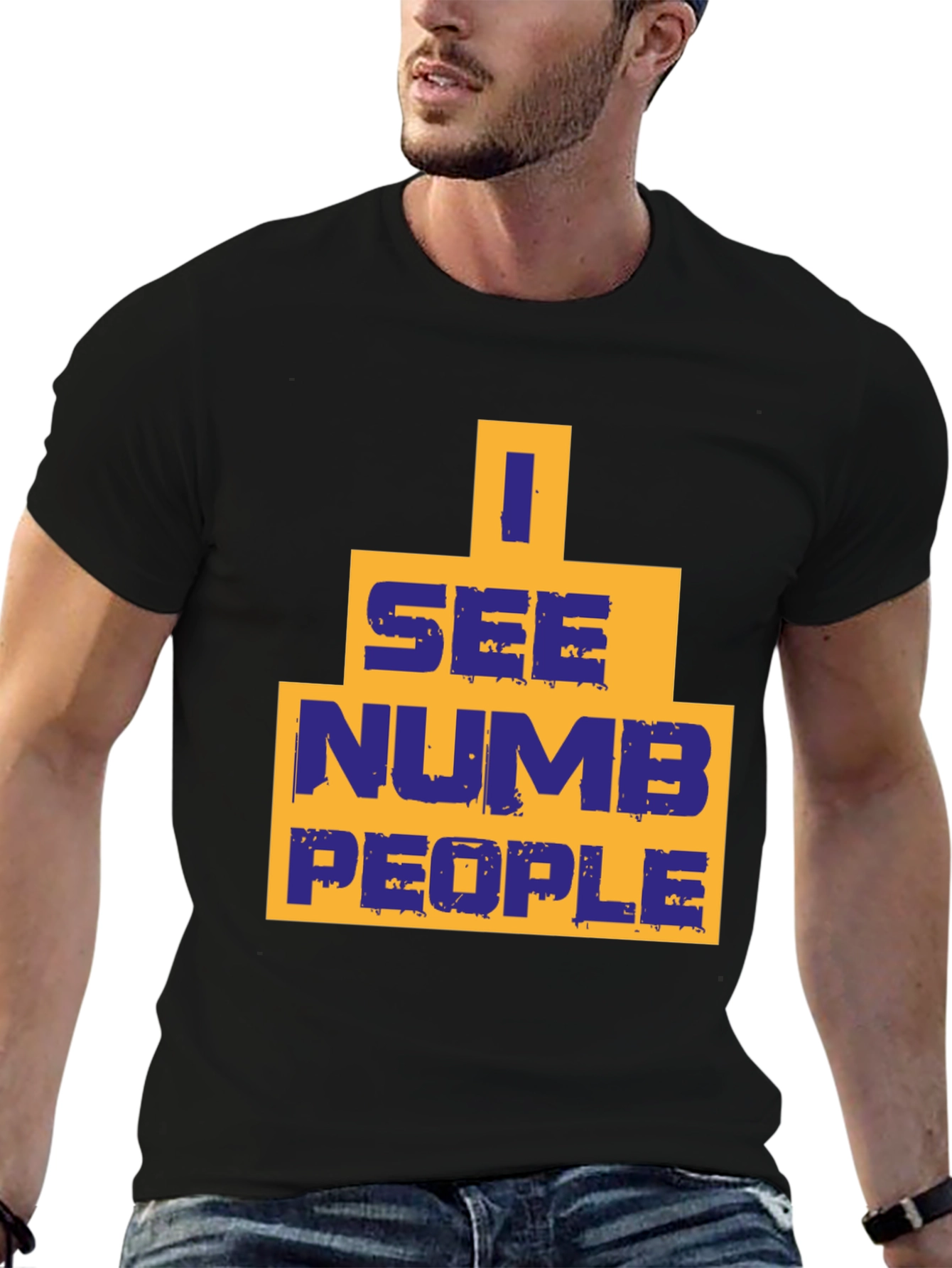 I See Numb People T-Shirt - Graphic Tee