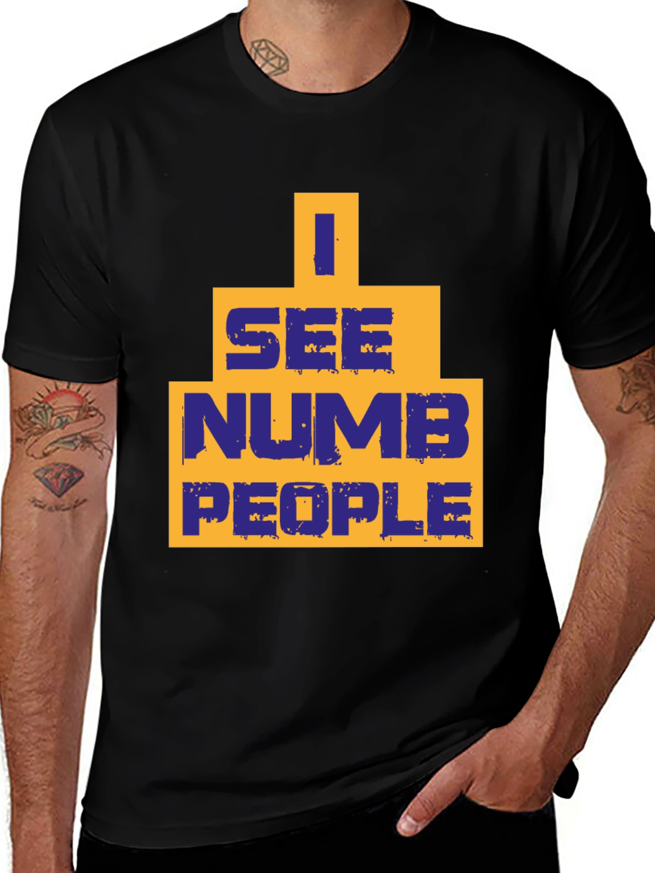 I See Numb People T-Shirt - Graphic Tee