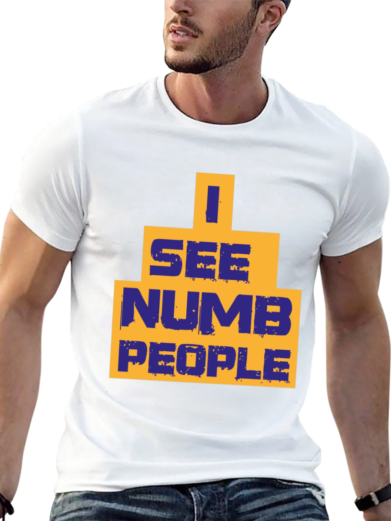 I See Numb People T-Shirt - Graphic Tee