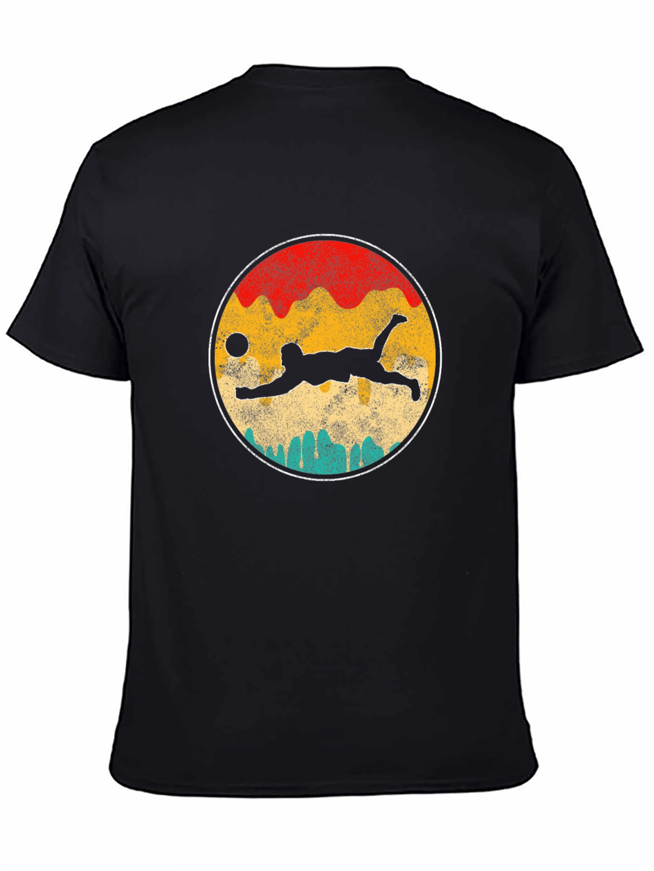 Volleyball Sunset Graphic T-Shirt
