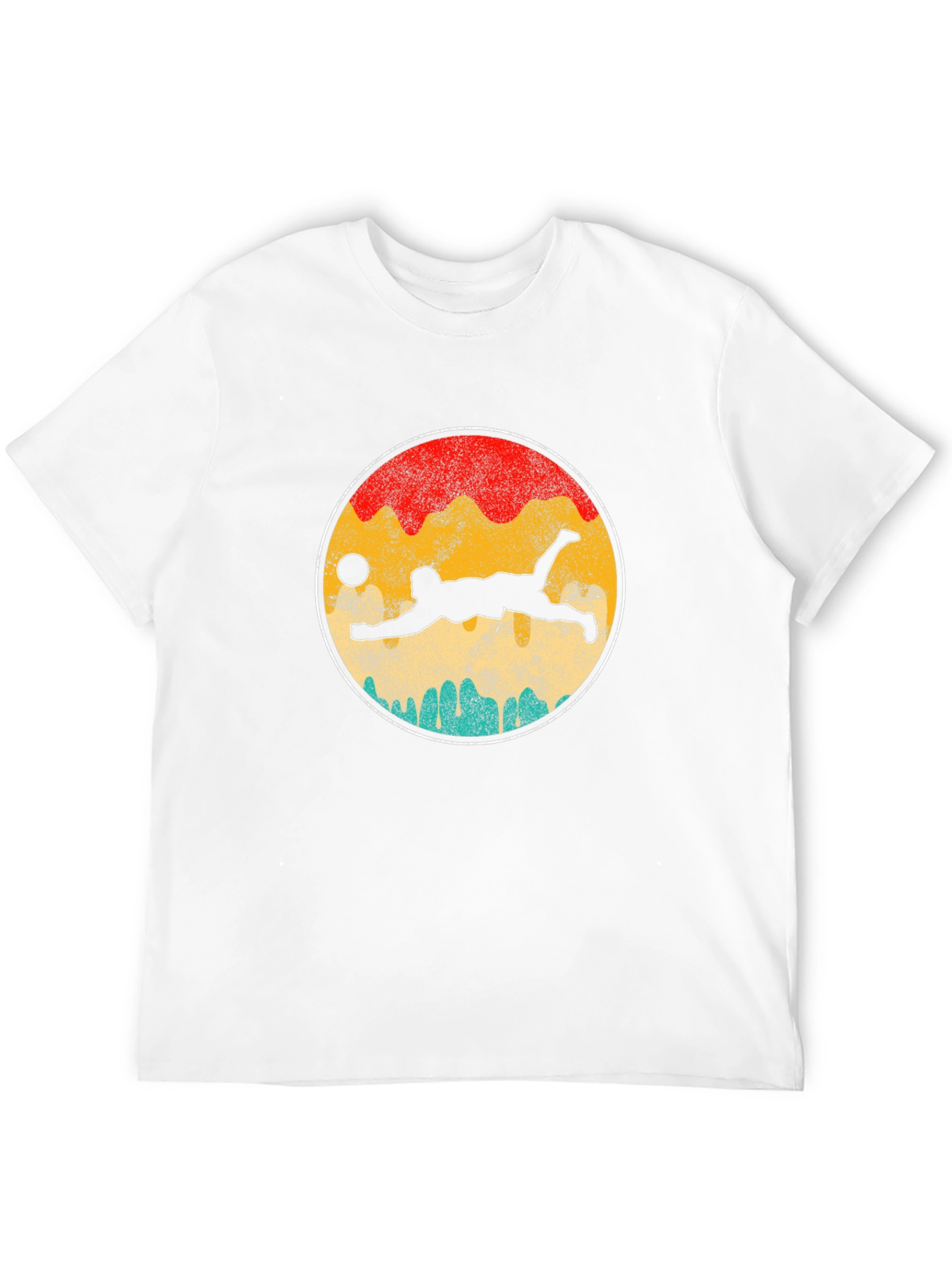 Volleyball Sunset Graphic T-Shirt