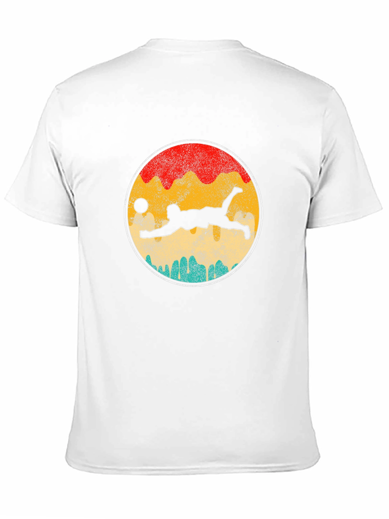 Volleyball Sunset Graphic T-Shirt