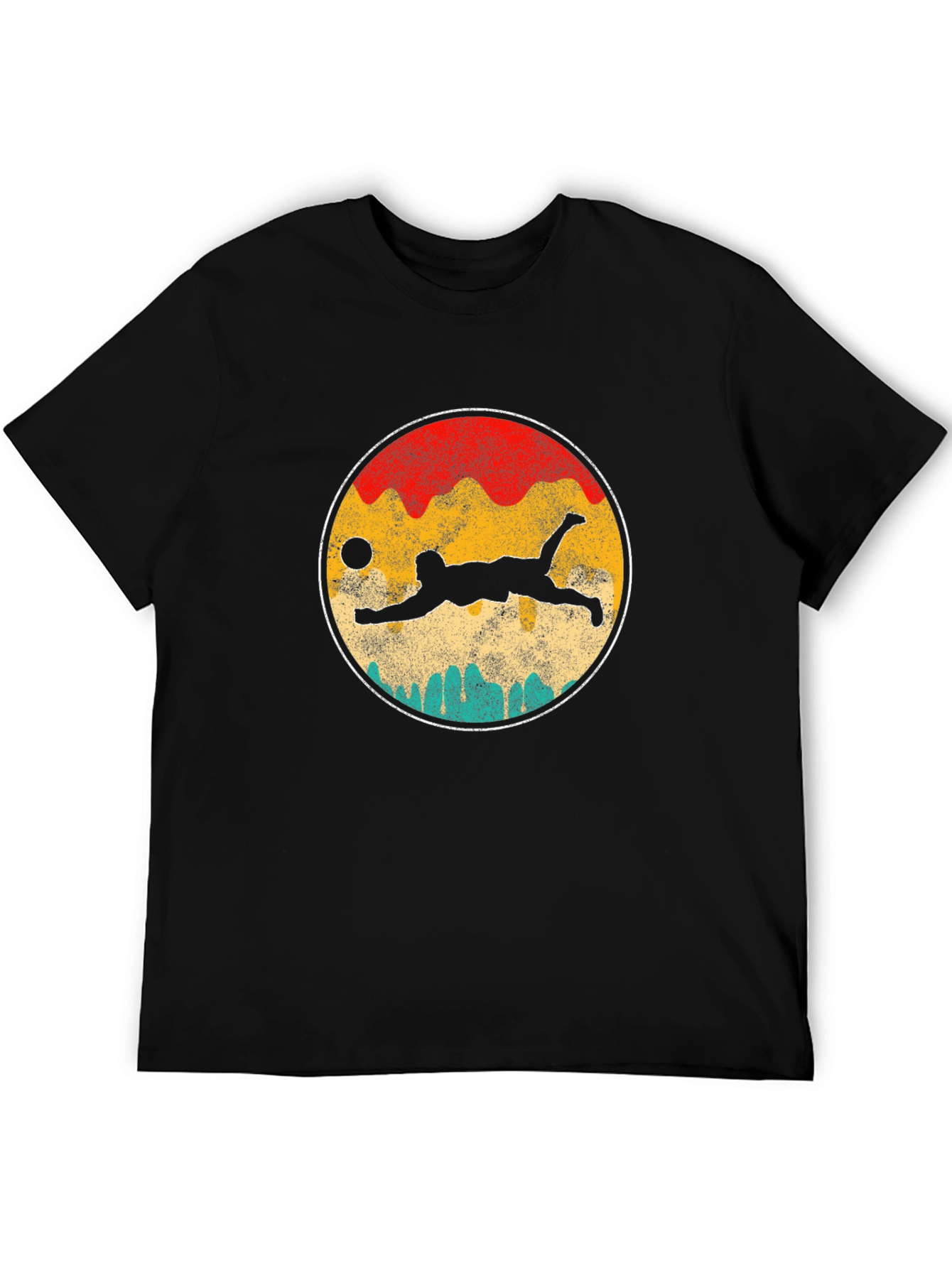 Volleyball Sunset Graphic T-Shirt