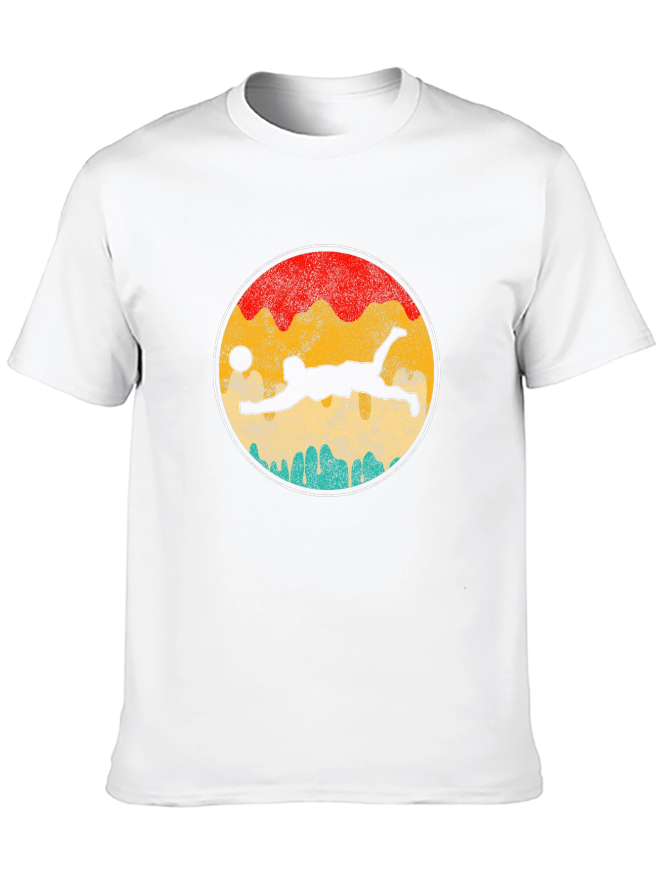 Volleyball Sunset Graphic T-Shirt