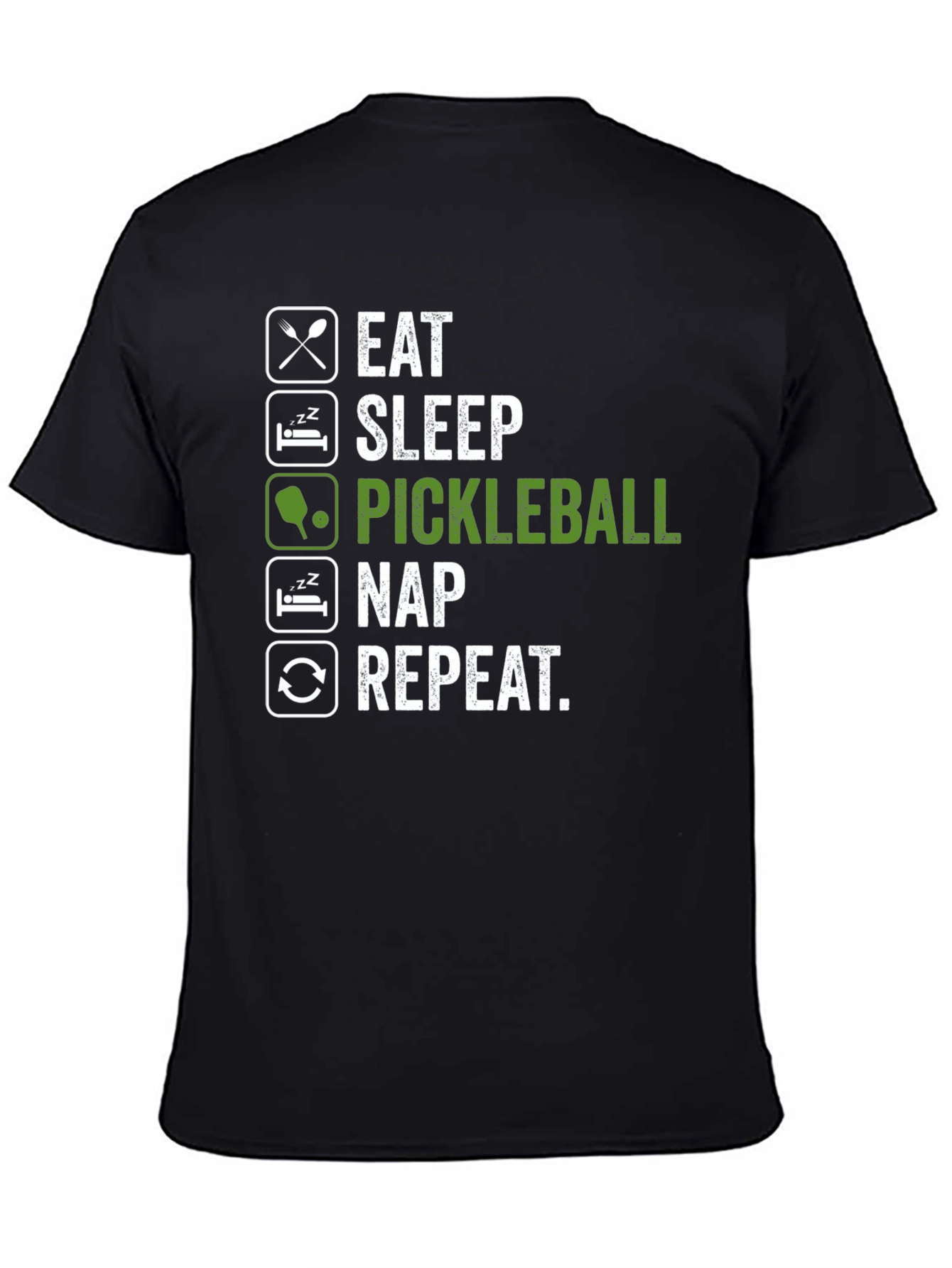 Eat Sleep Pickleball Nap Repeat T-Shirt