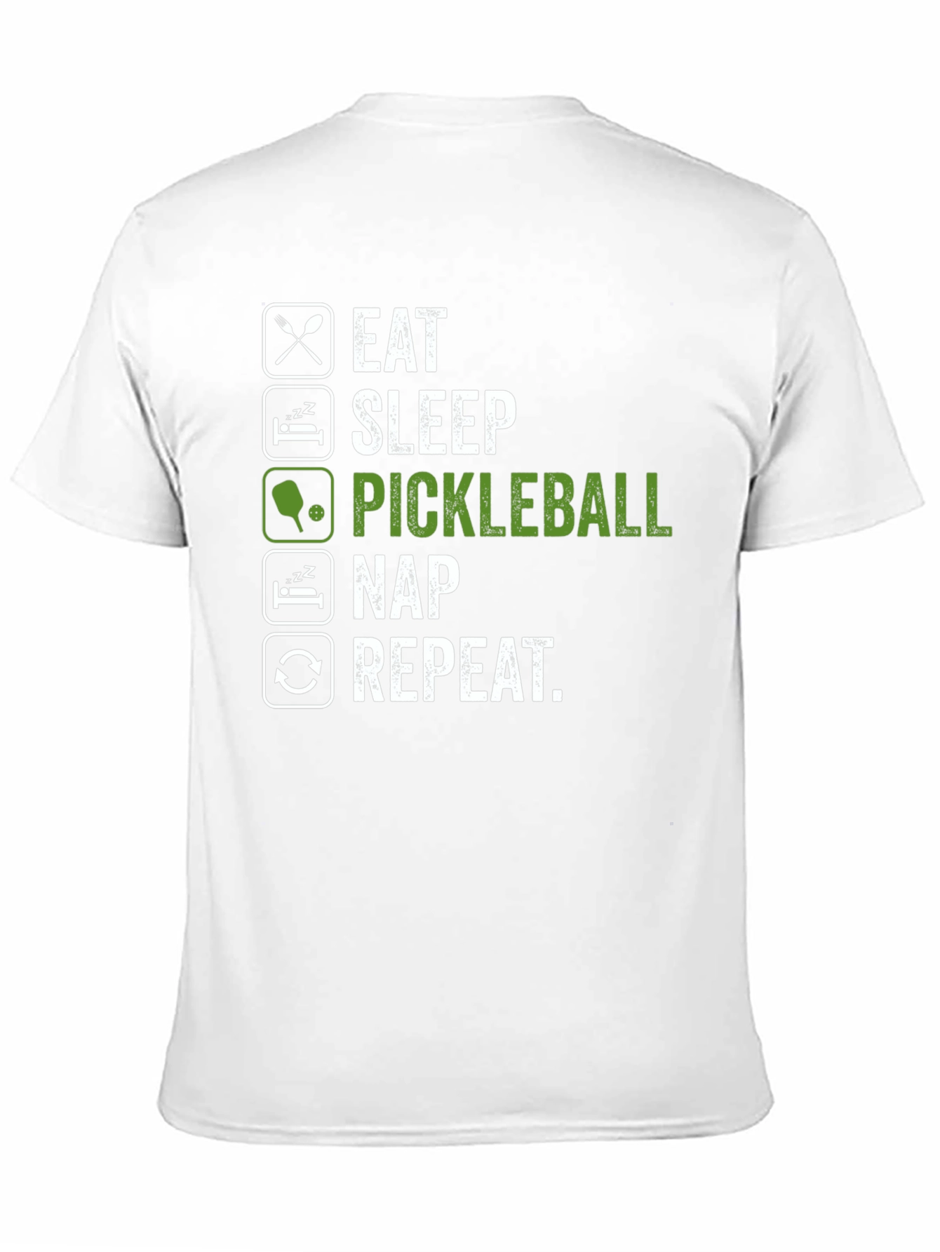 Eat Sleep Pickleball Nap Repeat T-Shirt