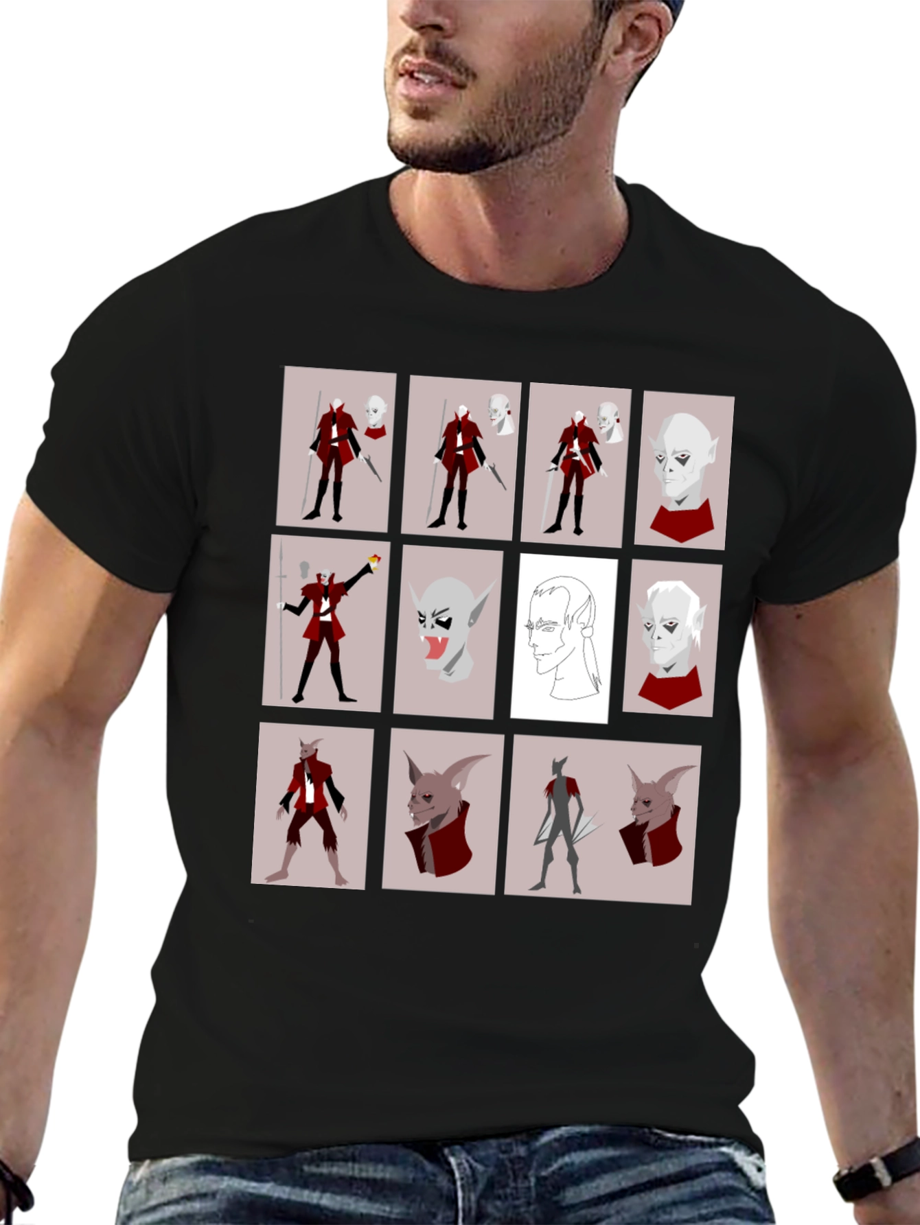 Dungeons & Dragons Elf Character T-Shirt