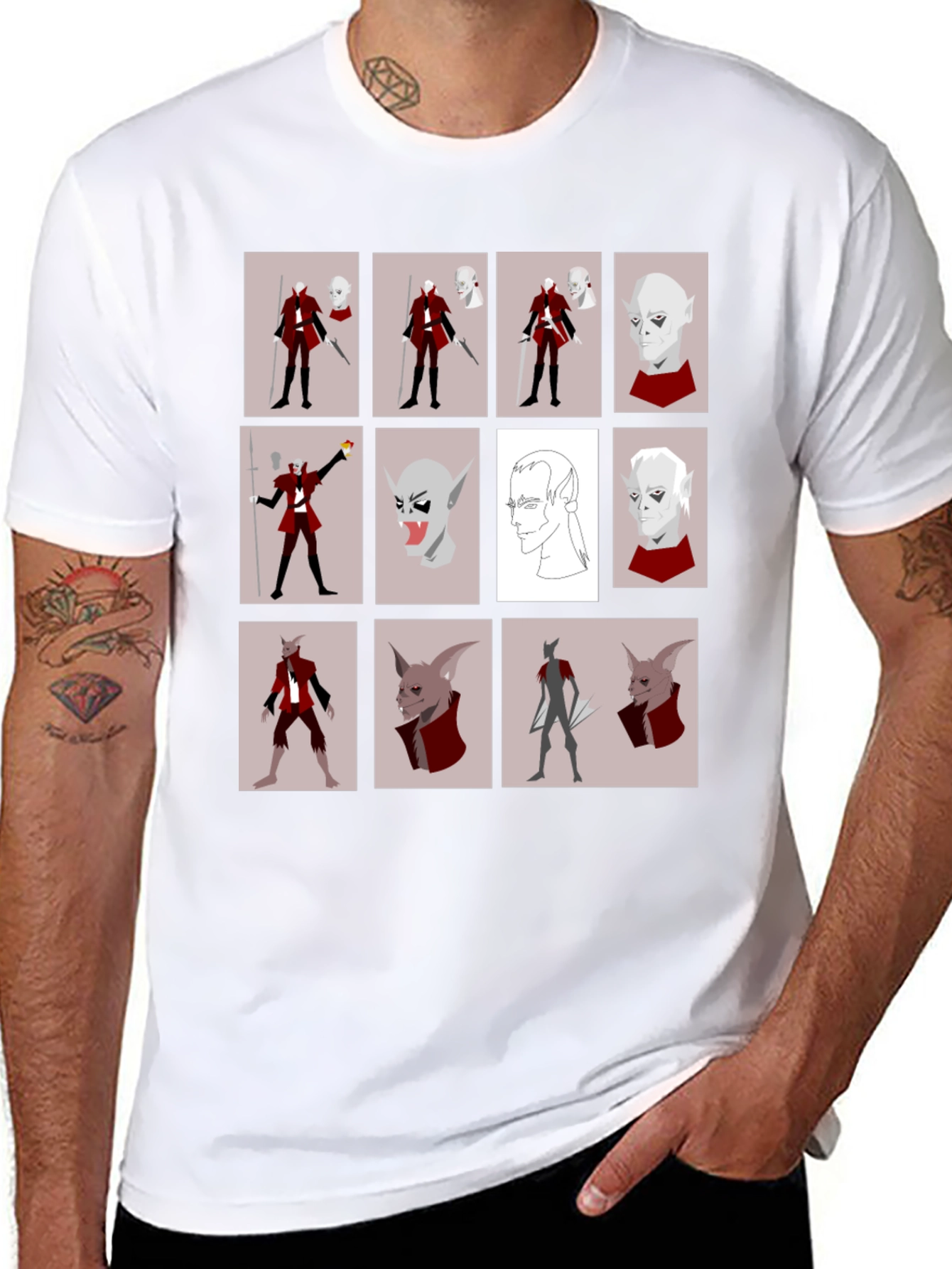 Dungeons & Dragons Elf Character T-Shirt