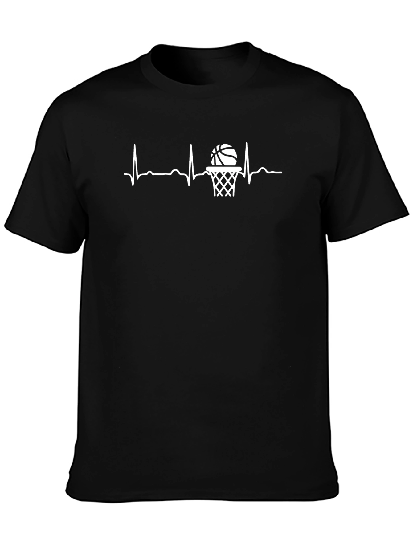 Basketball Heartbeat Graphic Tee