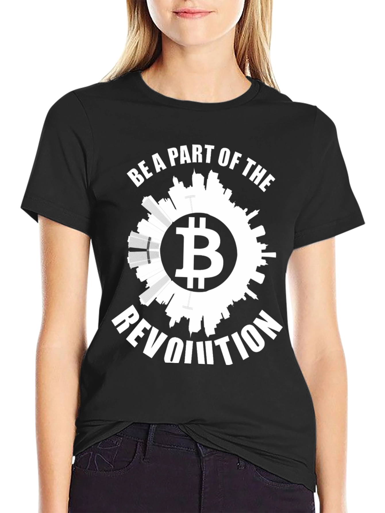 Bitcoin Revolution Graphic Tee - Black