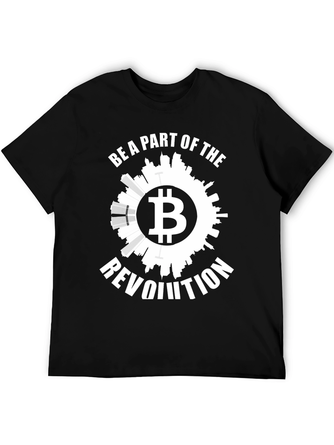 Bitcoin Revolution Graphic Tee - Black