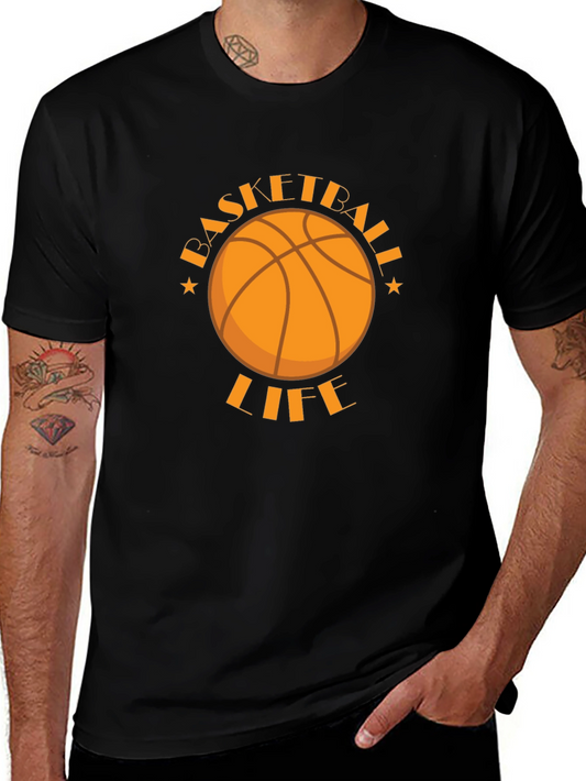 Basketball Life Graphic Tee - Sporty Style