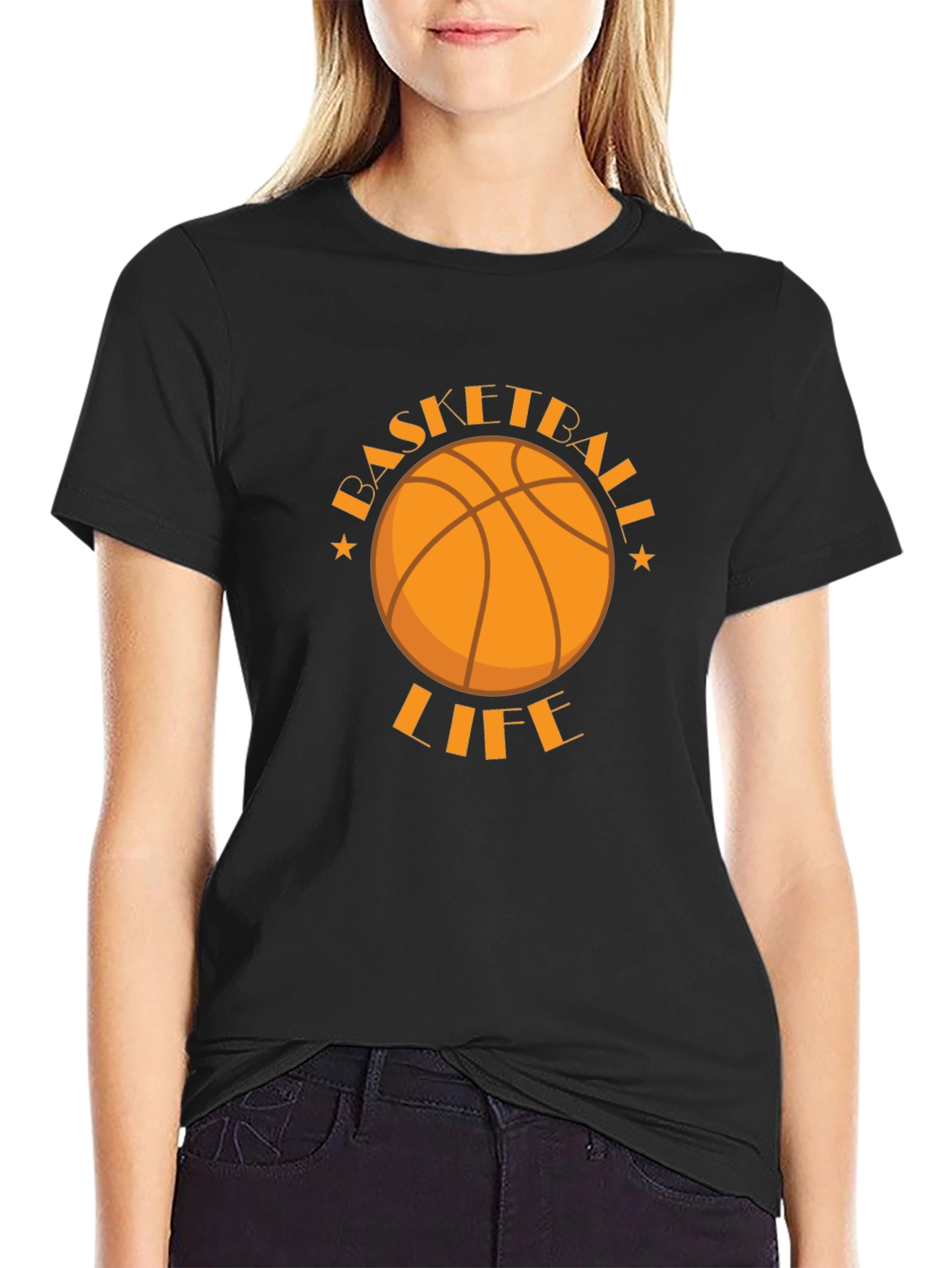 Basketball Life Graphic Tee - Sporty Style