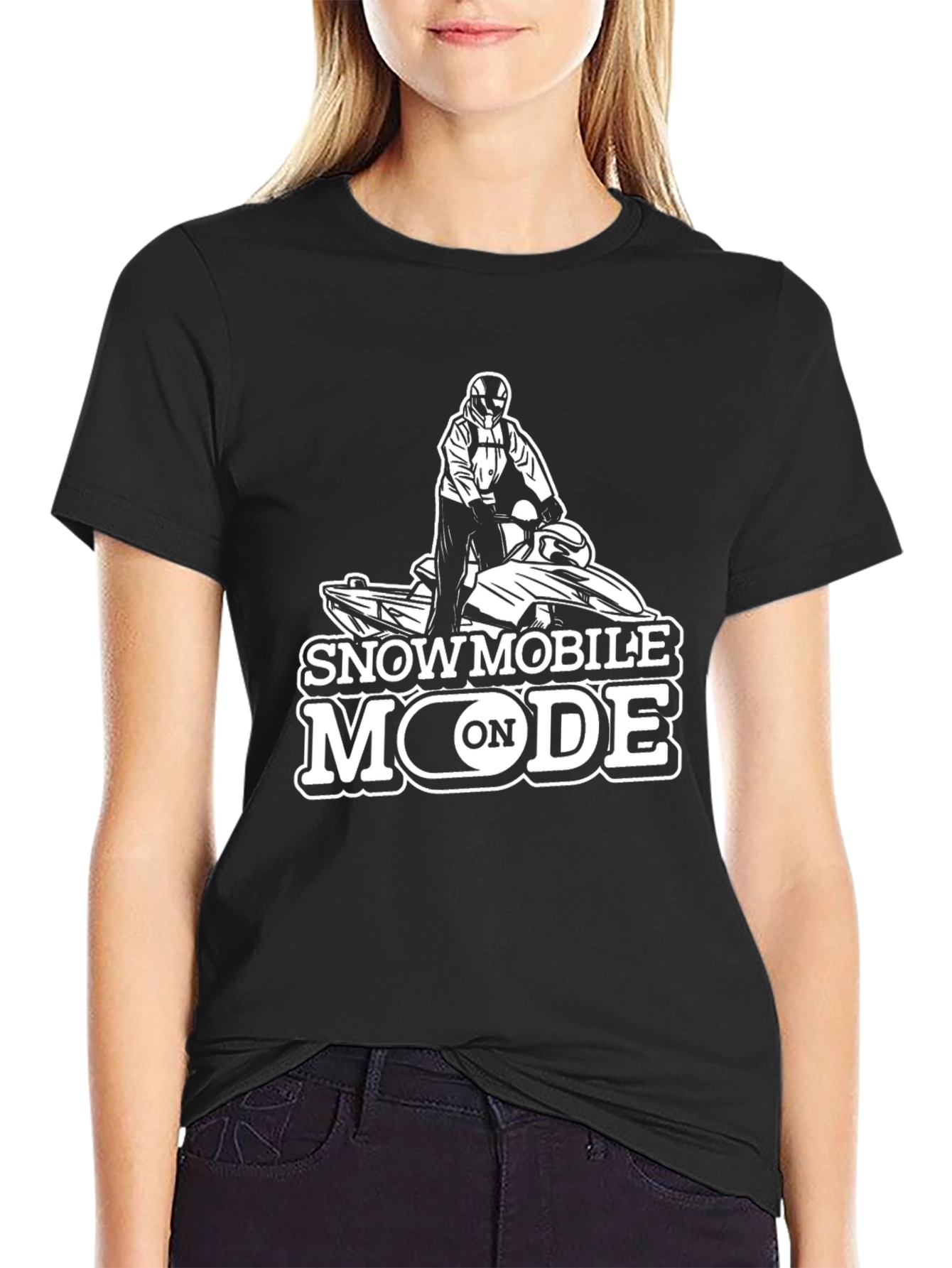 Snowmobile Mode T-Shirt - Ride in Style