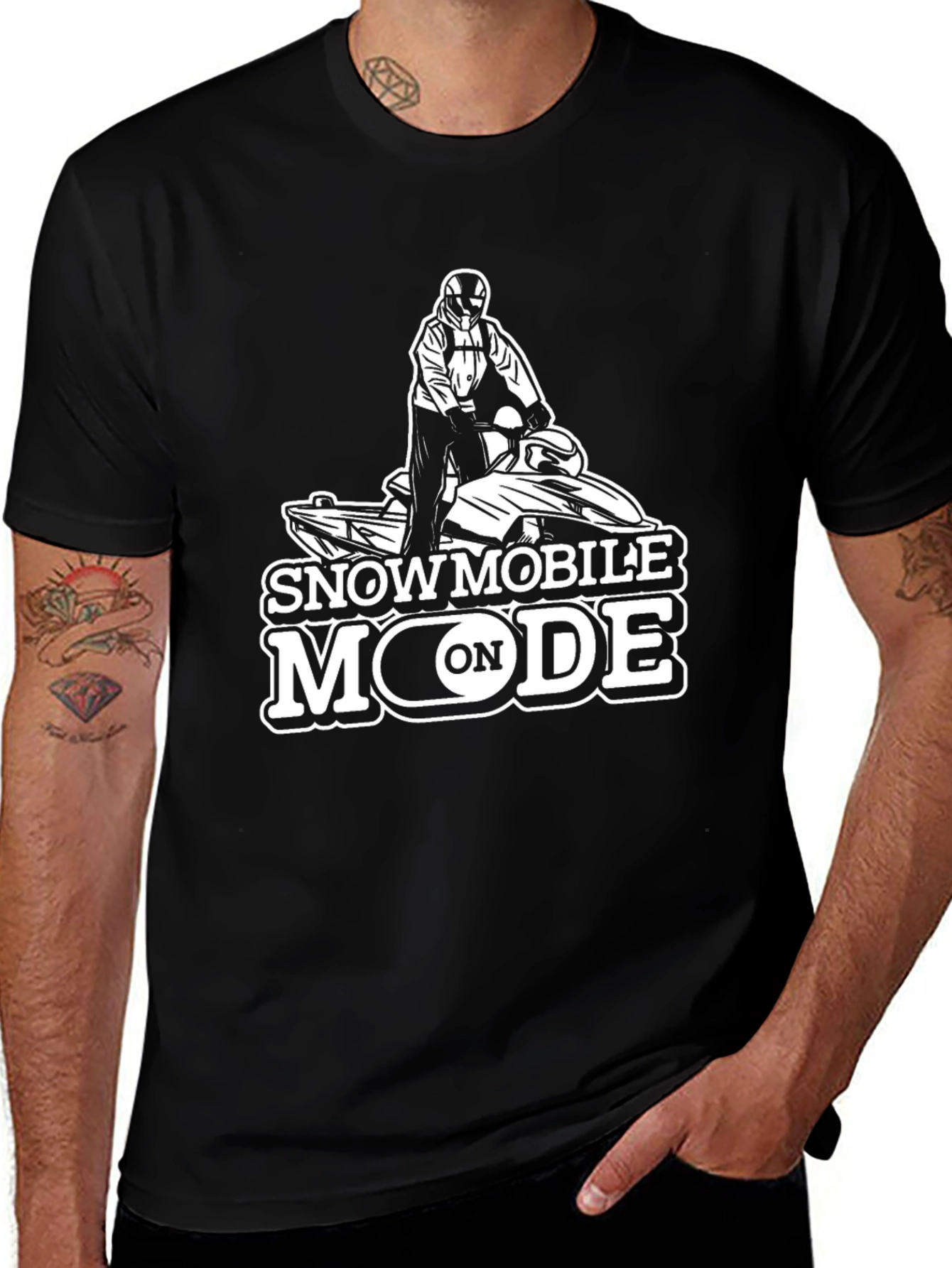 Snowmobile Mode T-Shirt - Ride in Style