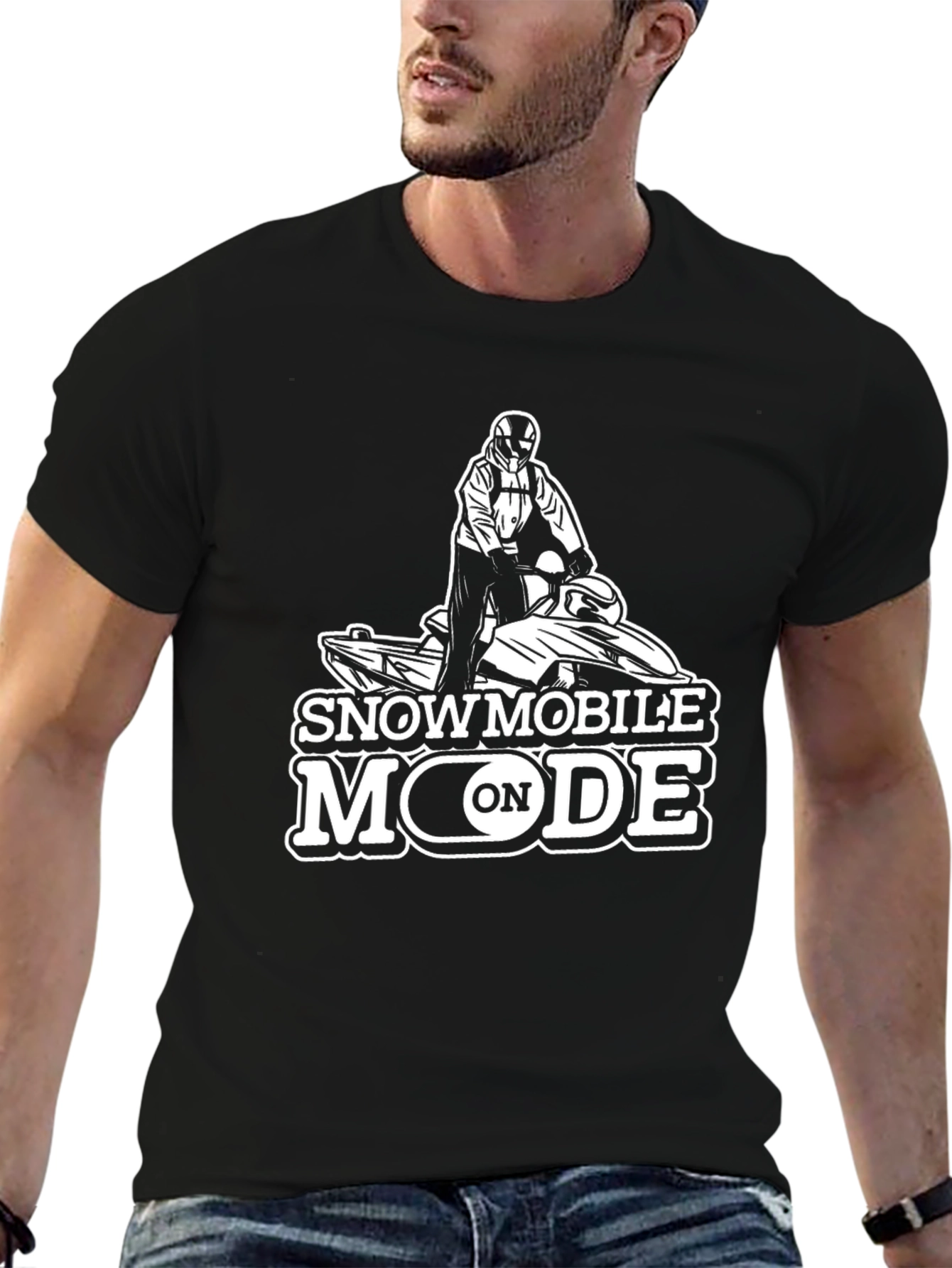 Snowmobile Mode T-Shirt - Ride in Style