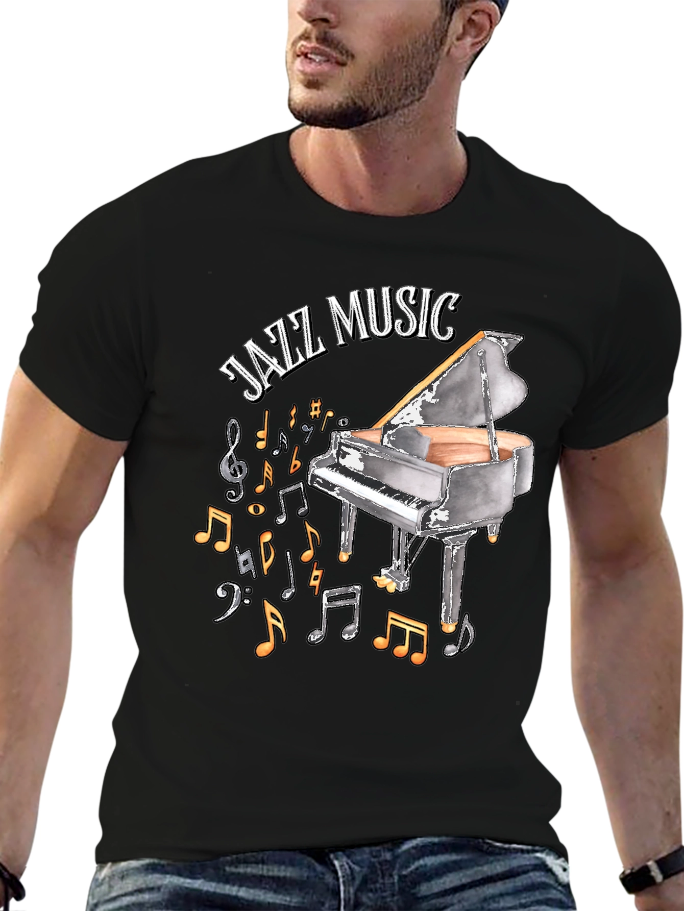 Jazz Music Piano T-Shirt
