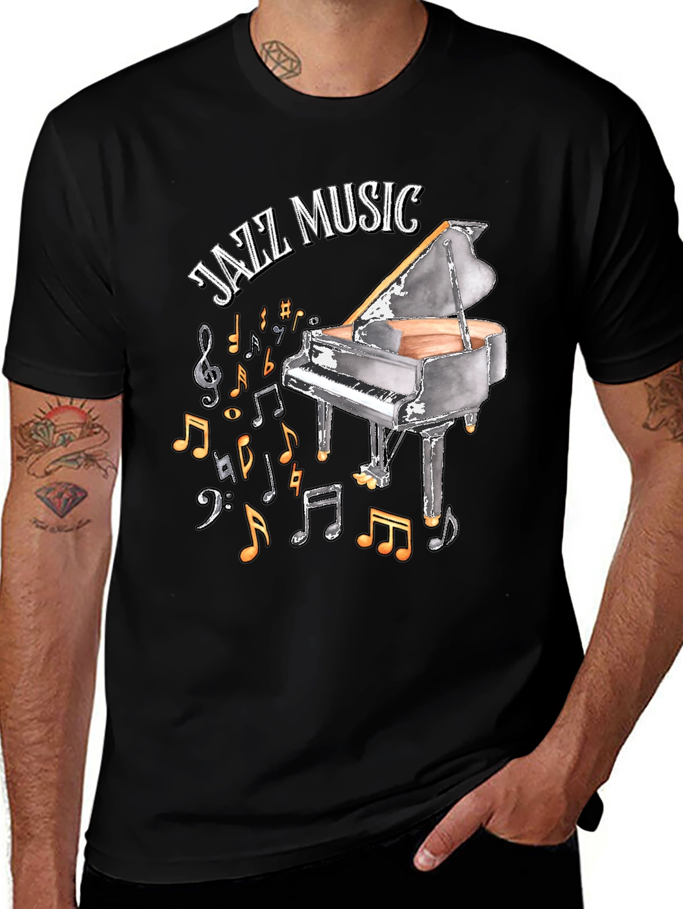 Jazz Music Piano T-Shirt