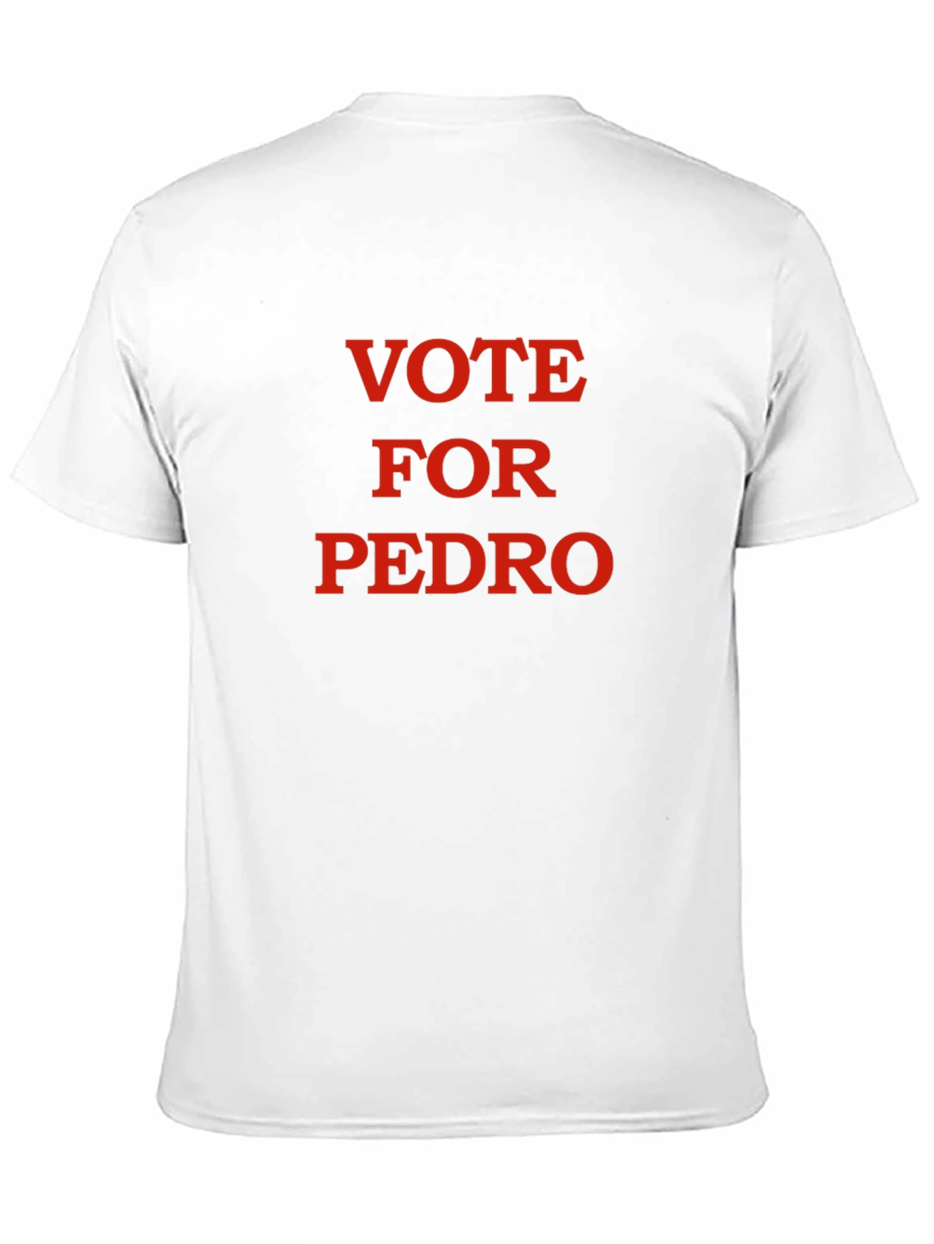 Vote For Pedro Black T-Shirt