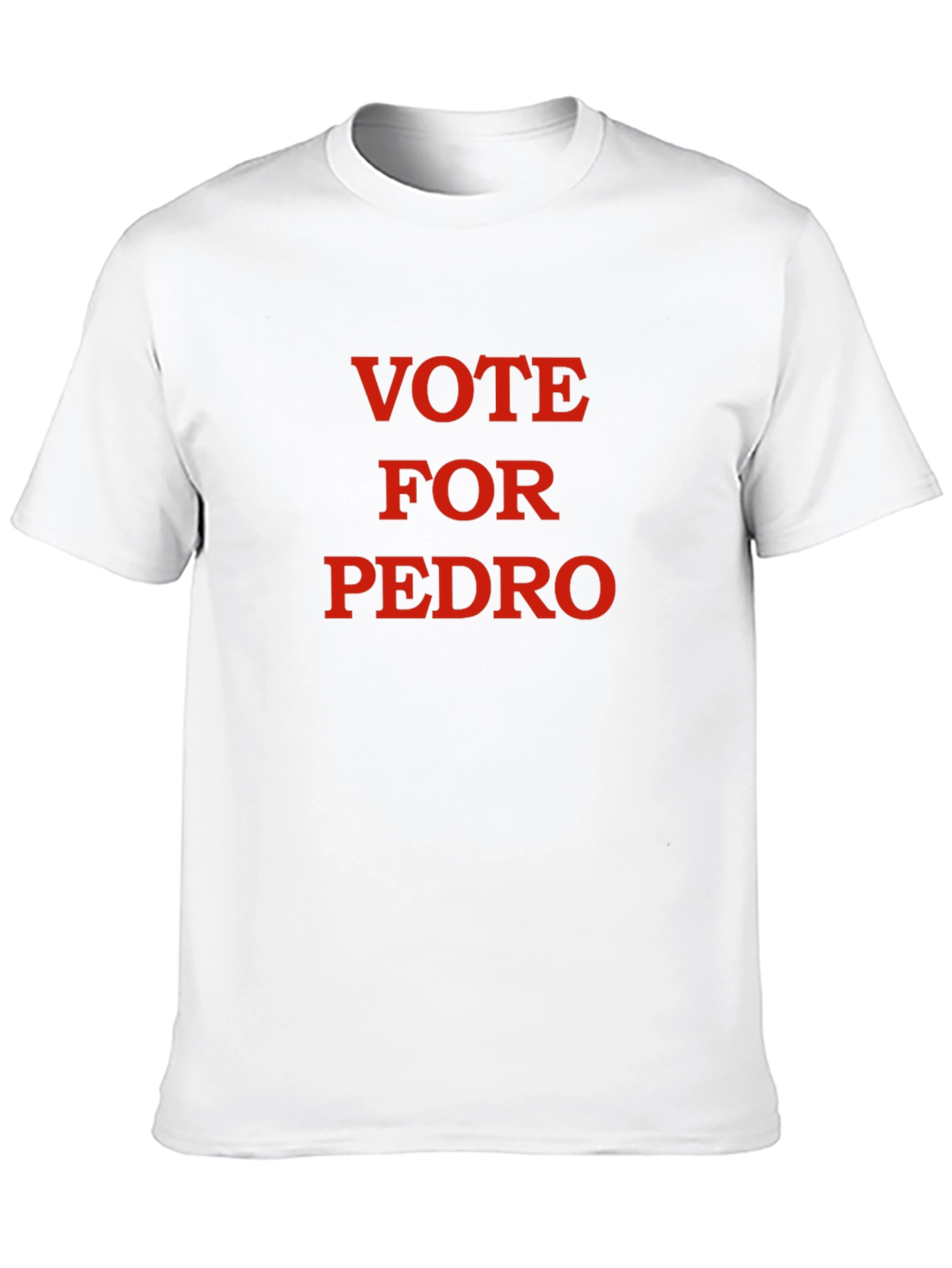 Vote For Pedro Black T-Shirt