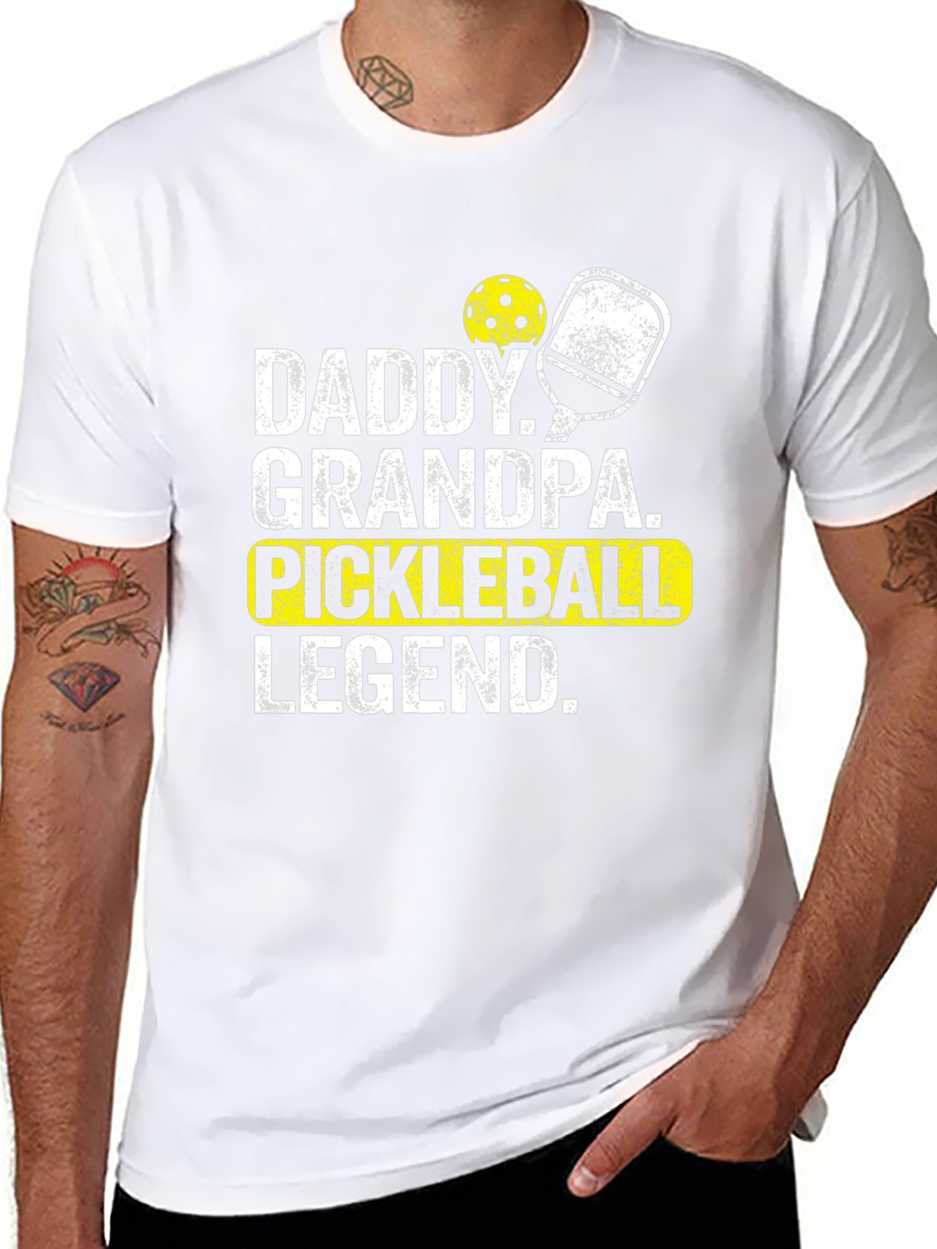 Daddy Grandpa Pickleball Legend T-Shirt