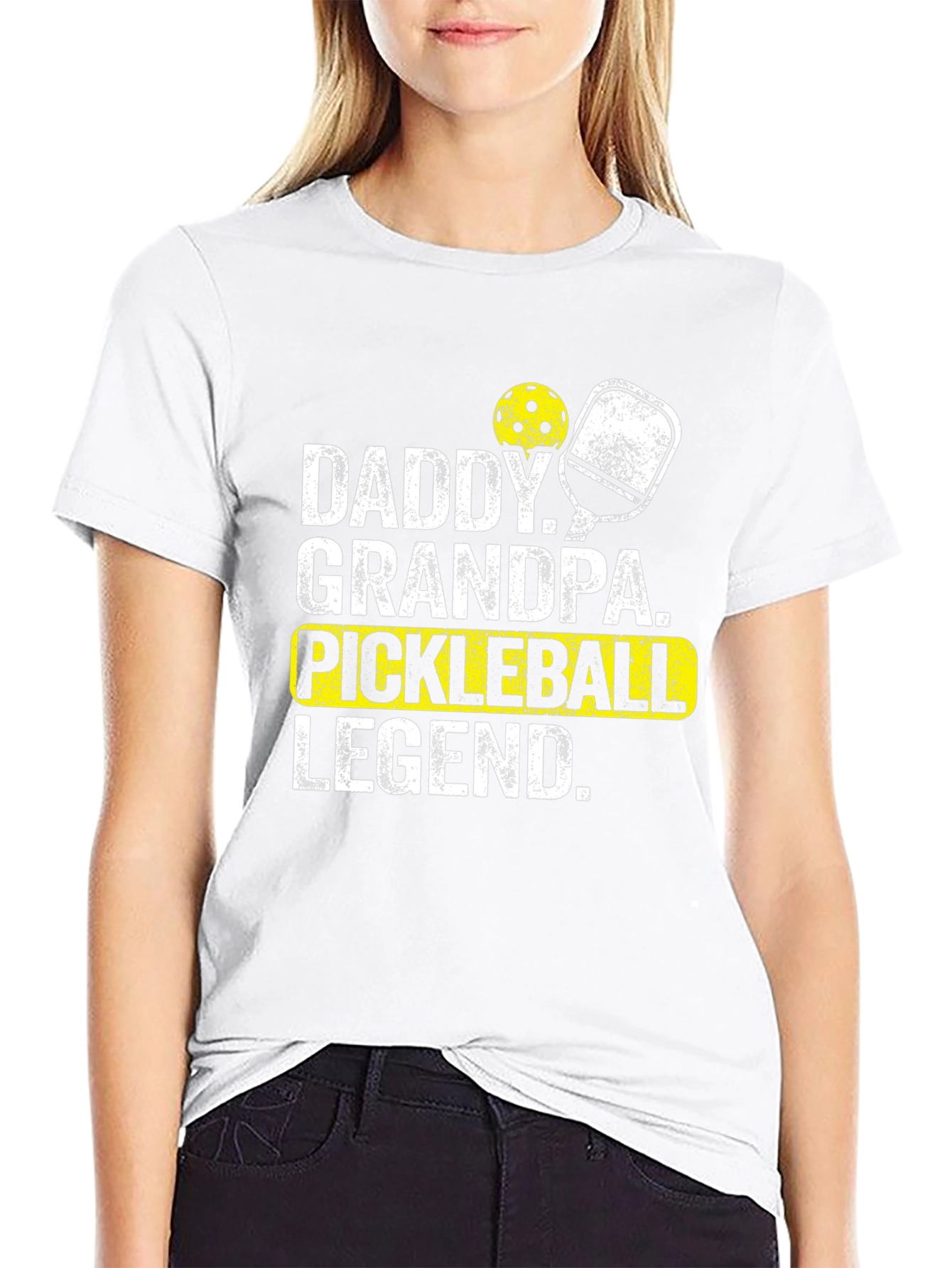 Daddy Grandpa Pickleball Legend T-Shirt