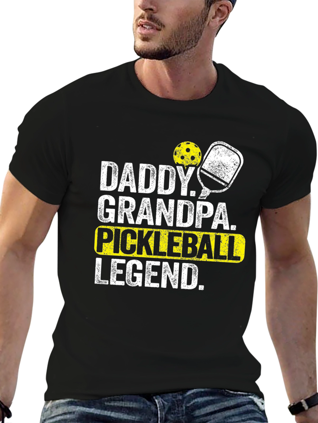Daddy Grandpa Pickleball Legend T-Shirt