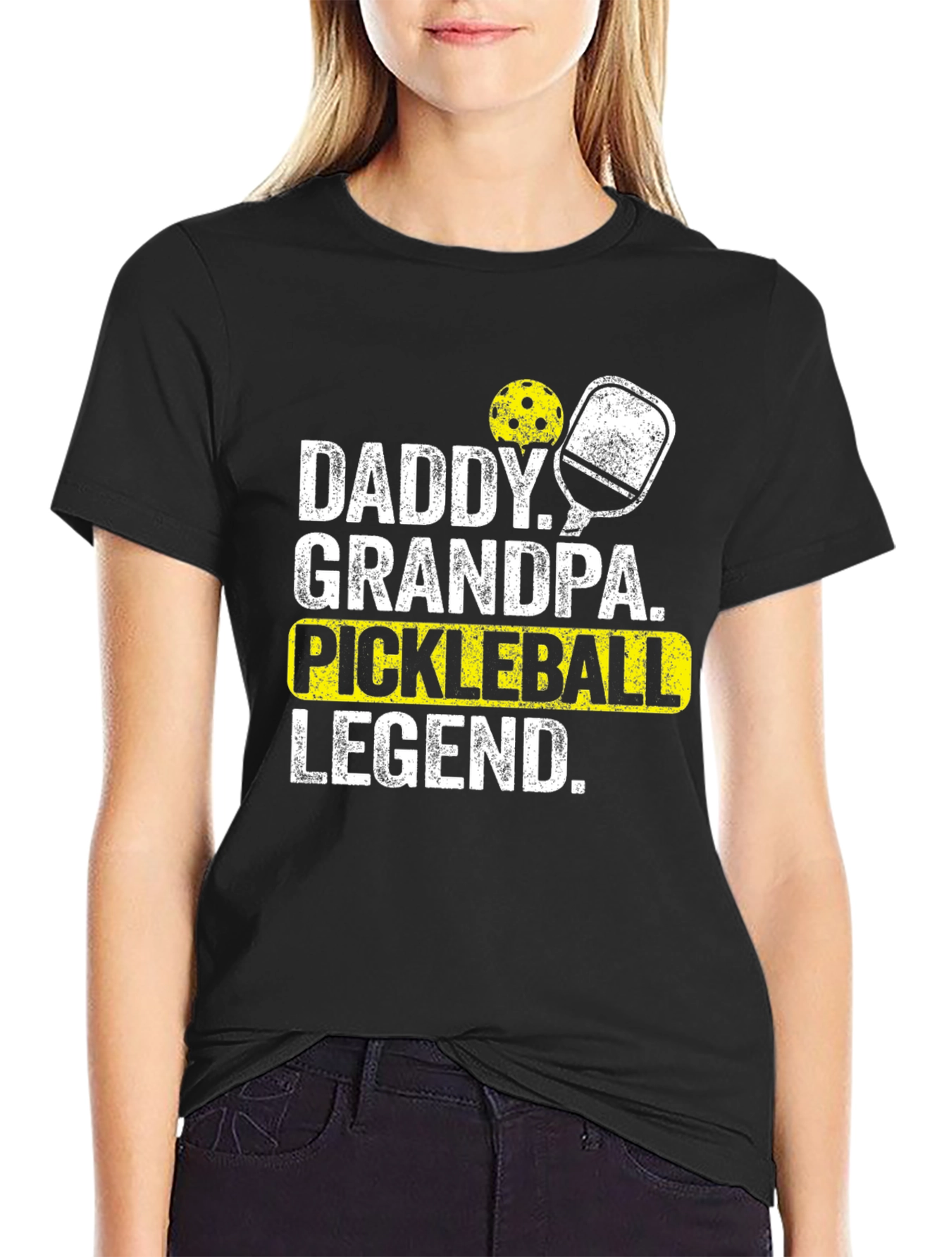 Daddy Grandpa Pickleball Legend T-Shirt