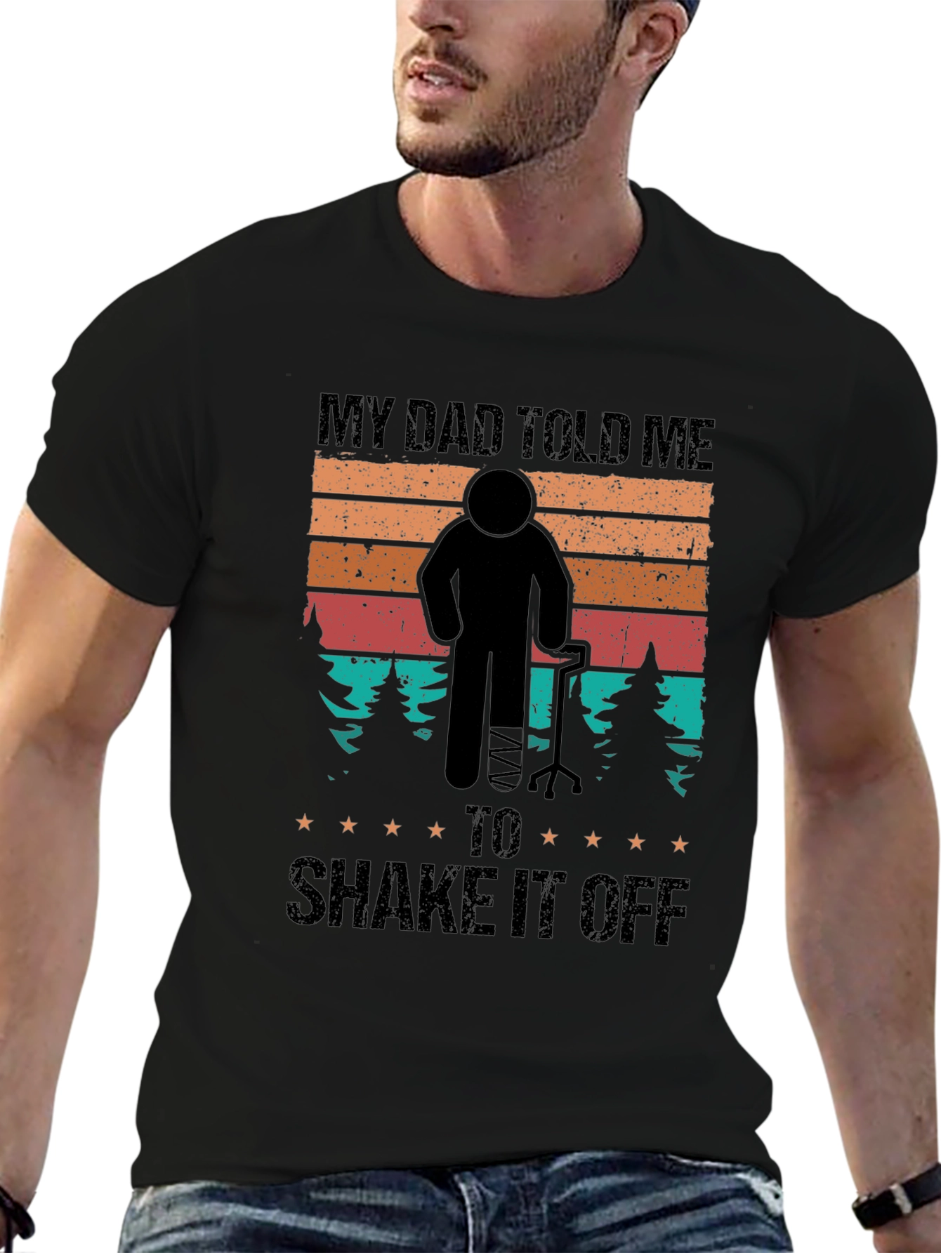 Shake It Off Graphic T-Shirt for Men