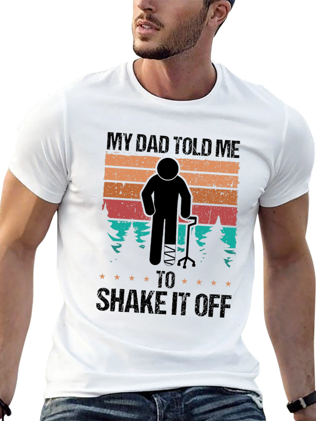 Shake It Off Graphic T-Shirt for Men
