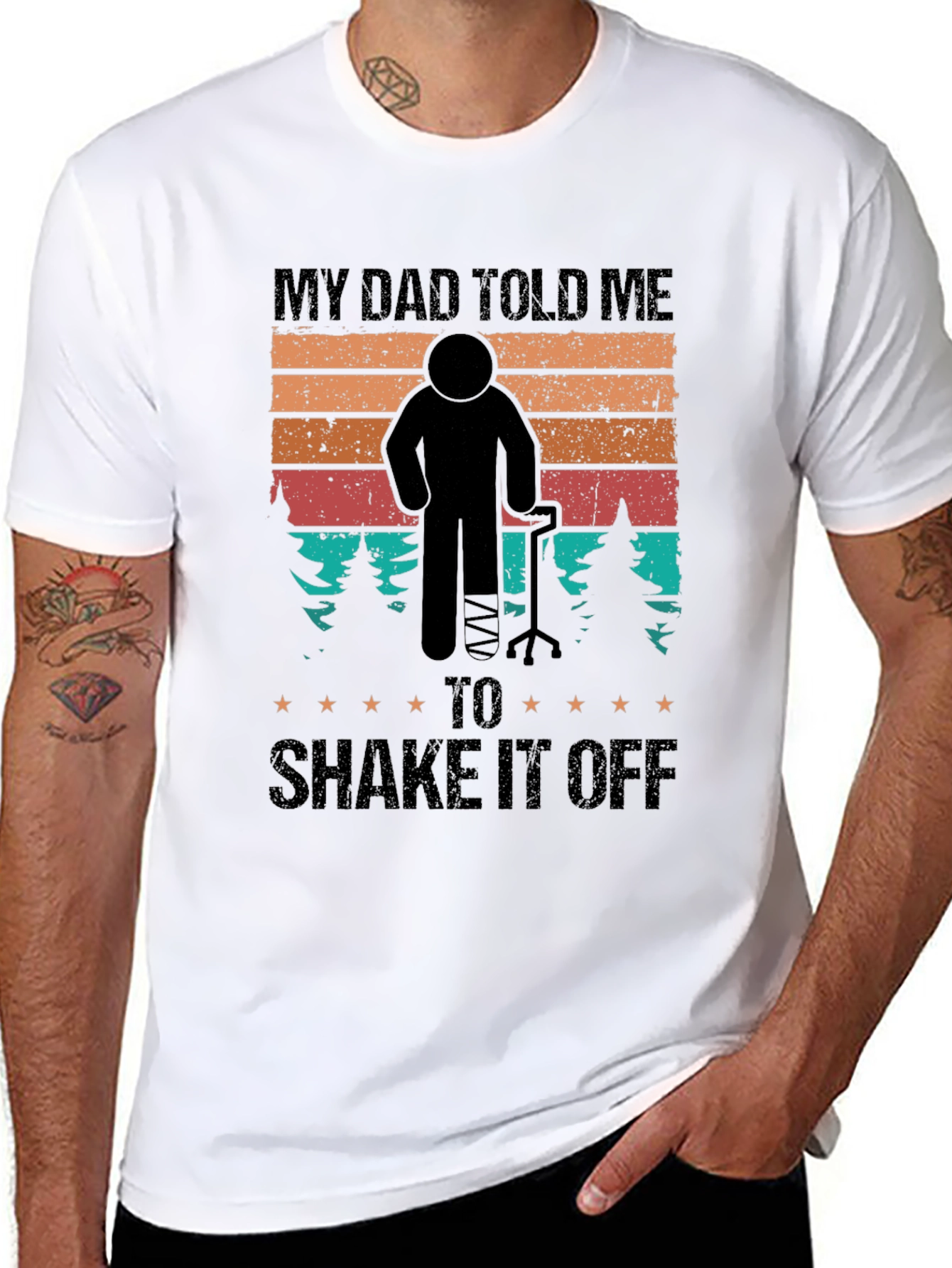 Shake It Off Graphic T-Shirt for Men