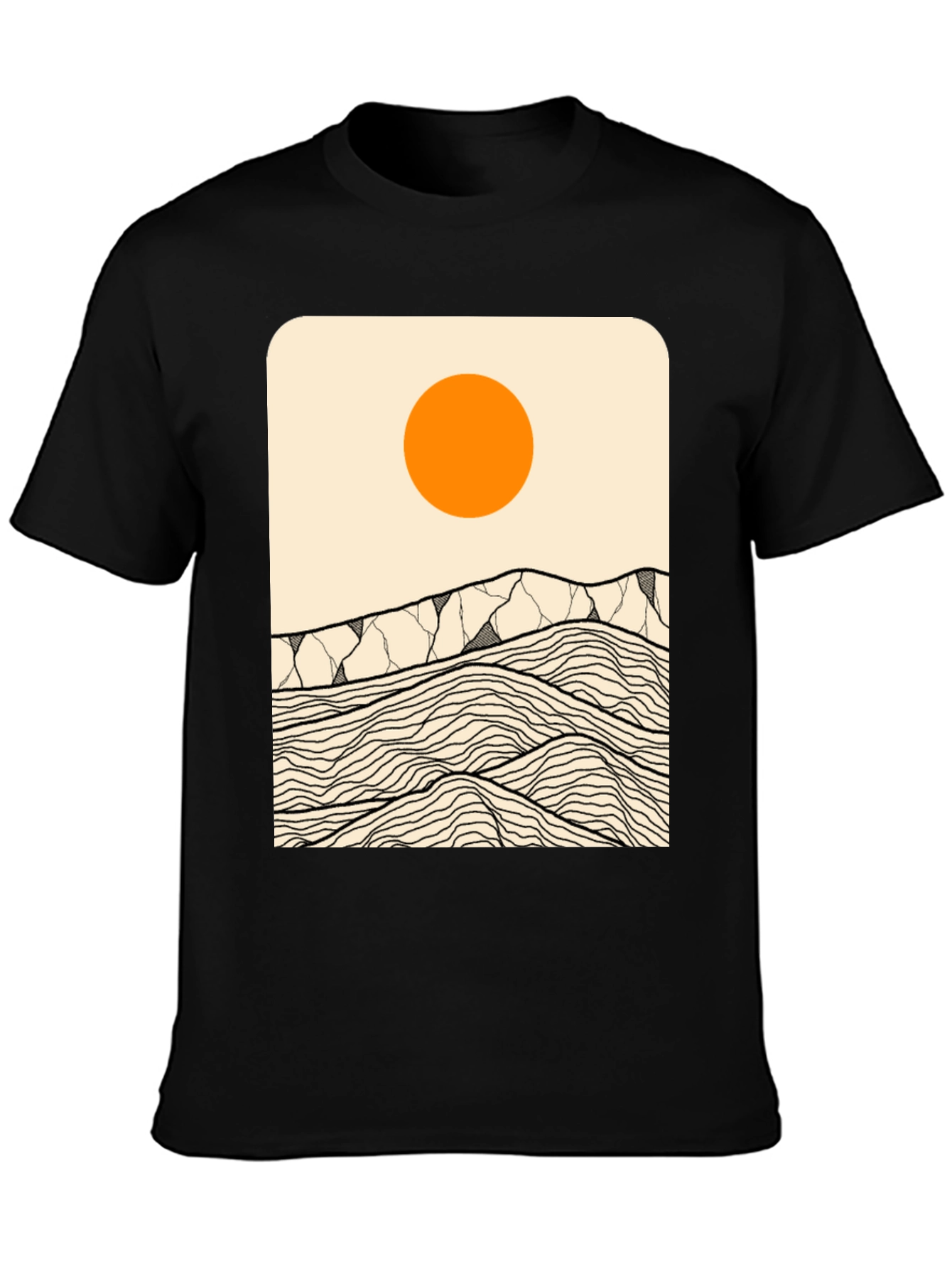 Abstract Mountainscape T-Shirt