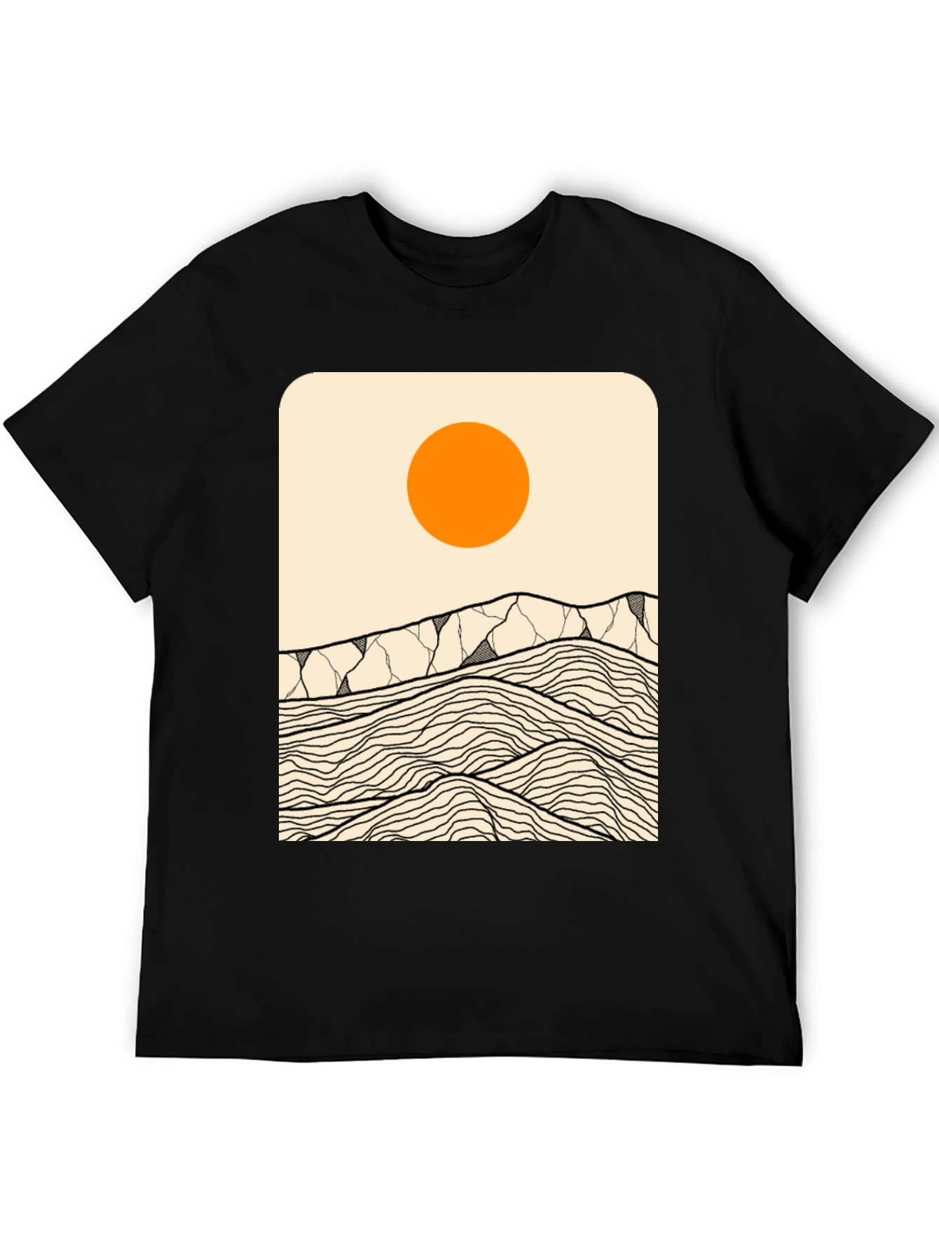 Abstract Mountainscape T-Shirt