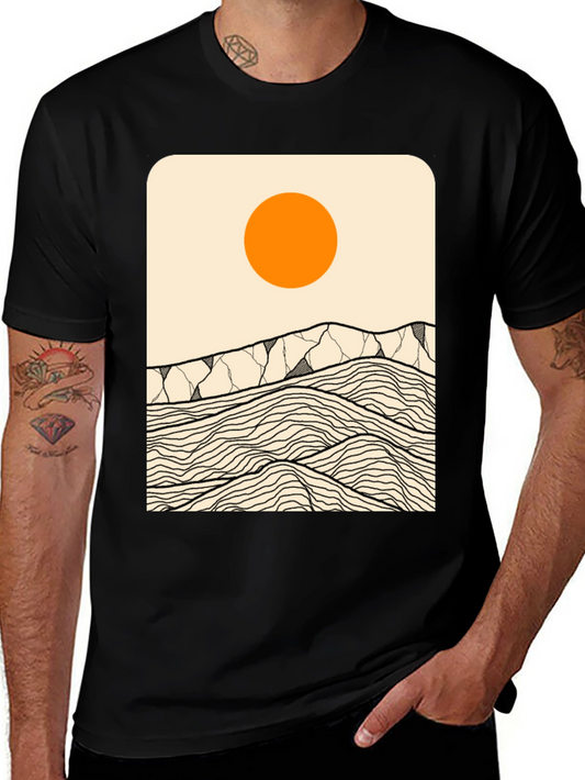 Abstract Mountainscape T-Shirt