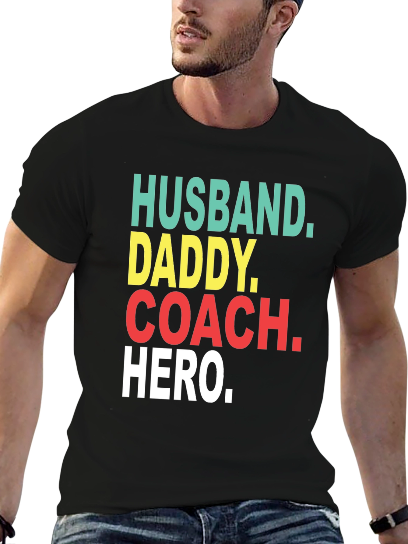 Husband Daddy Coach Hero T-Shirt