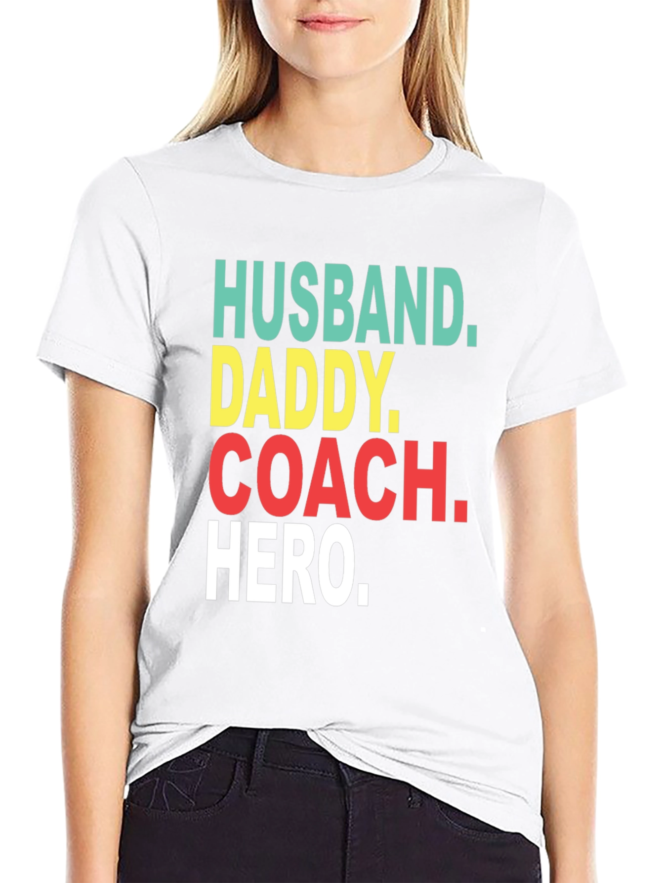 Husband Daddy Coach Hero T-Shirt