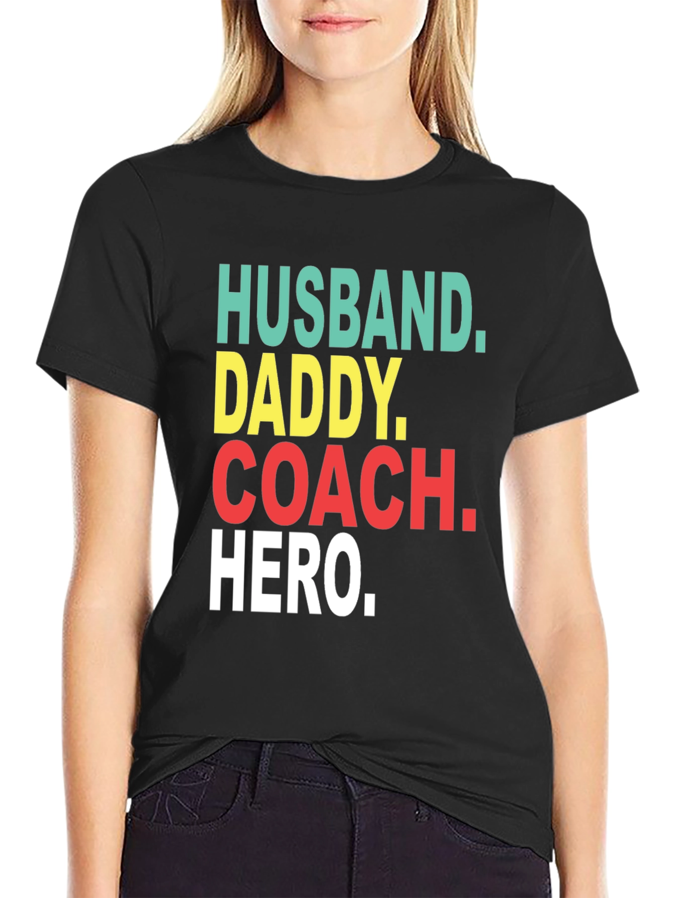 Husband Daddy Coach Hero T-Shirt