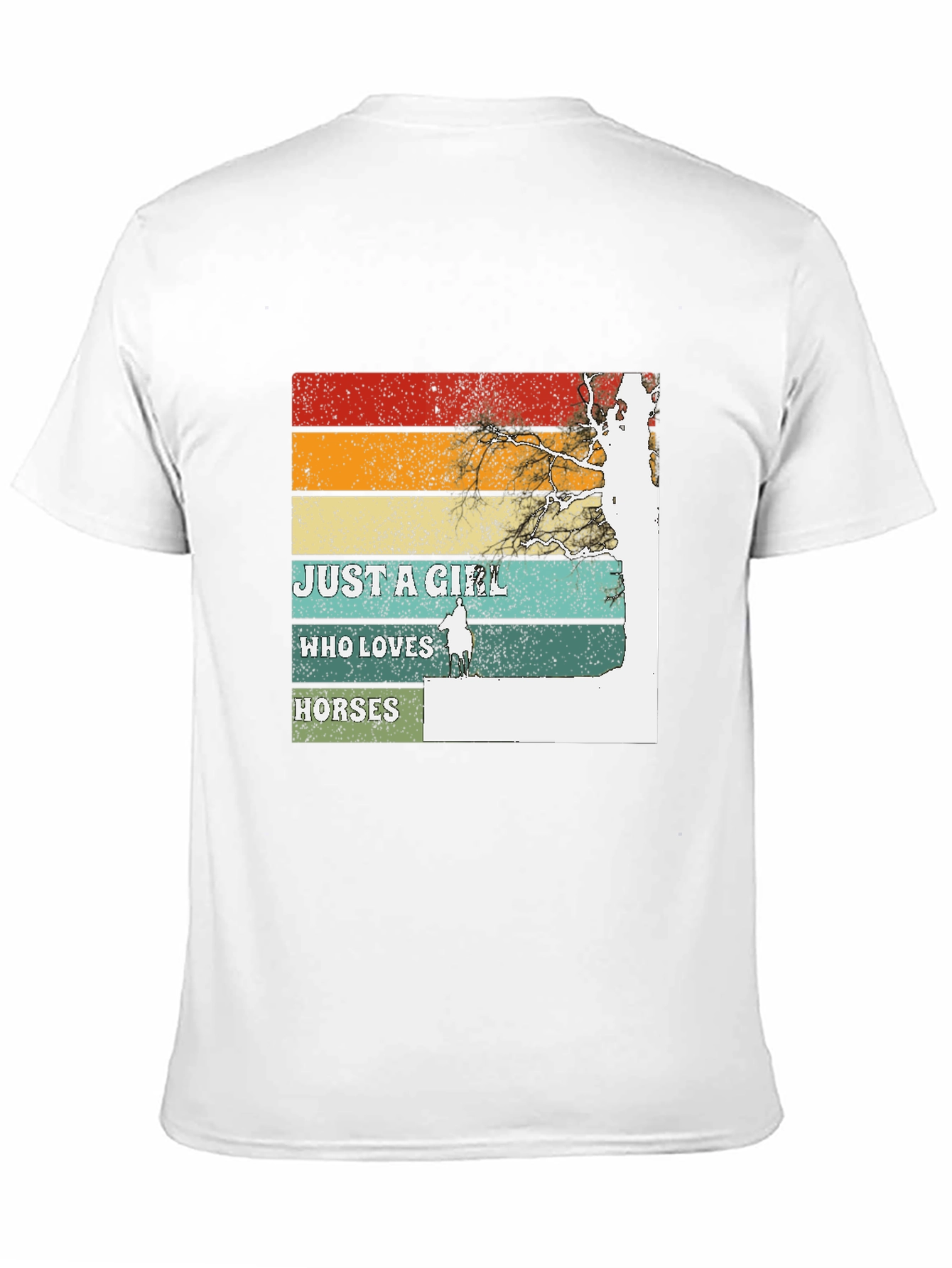 Just A Girl Who Loves Horses Graphic T-Shirt