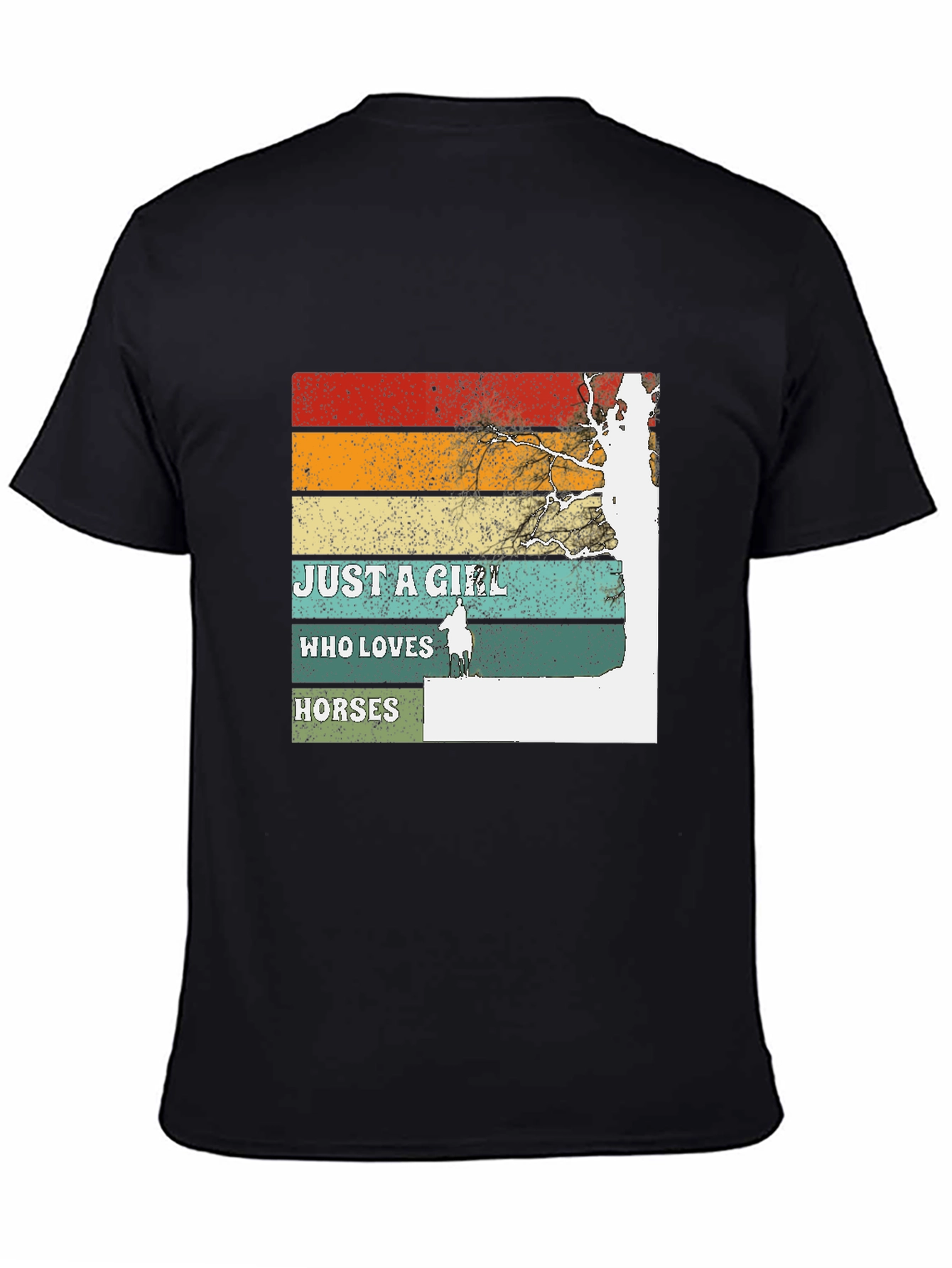 Just A Girl Who Loves Horses Graphic T-Shirt