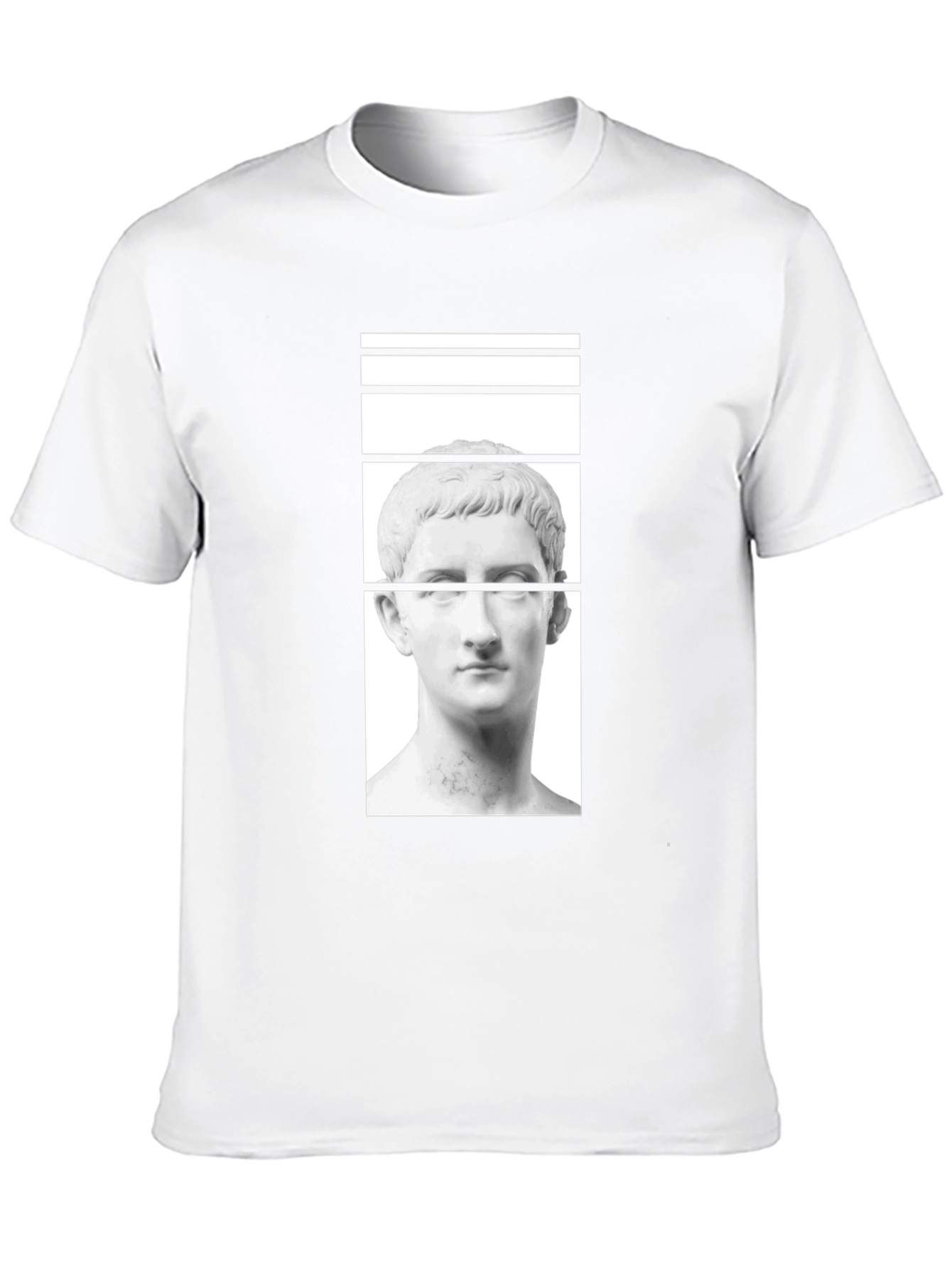 Modern Art Roman Bust Graphic Tee