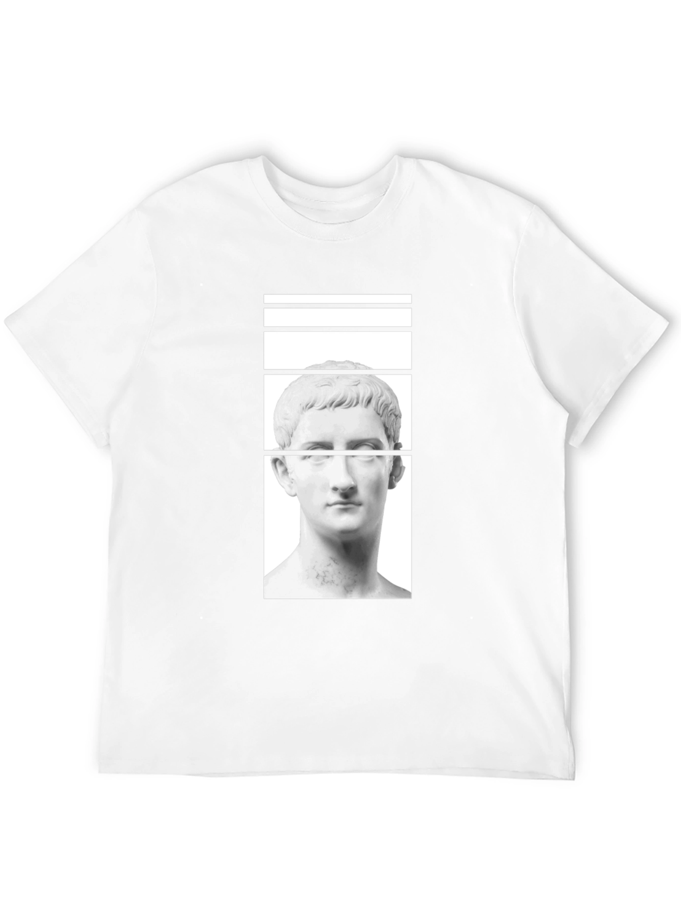 Modern Art Roman Bust Graphic Tee