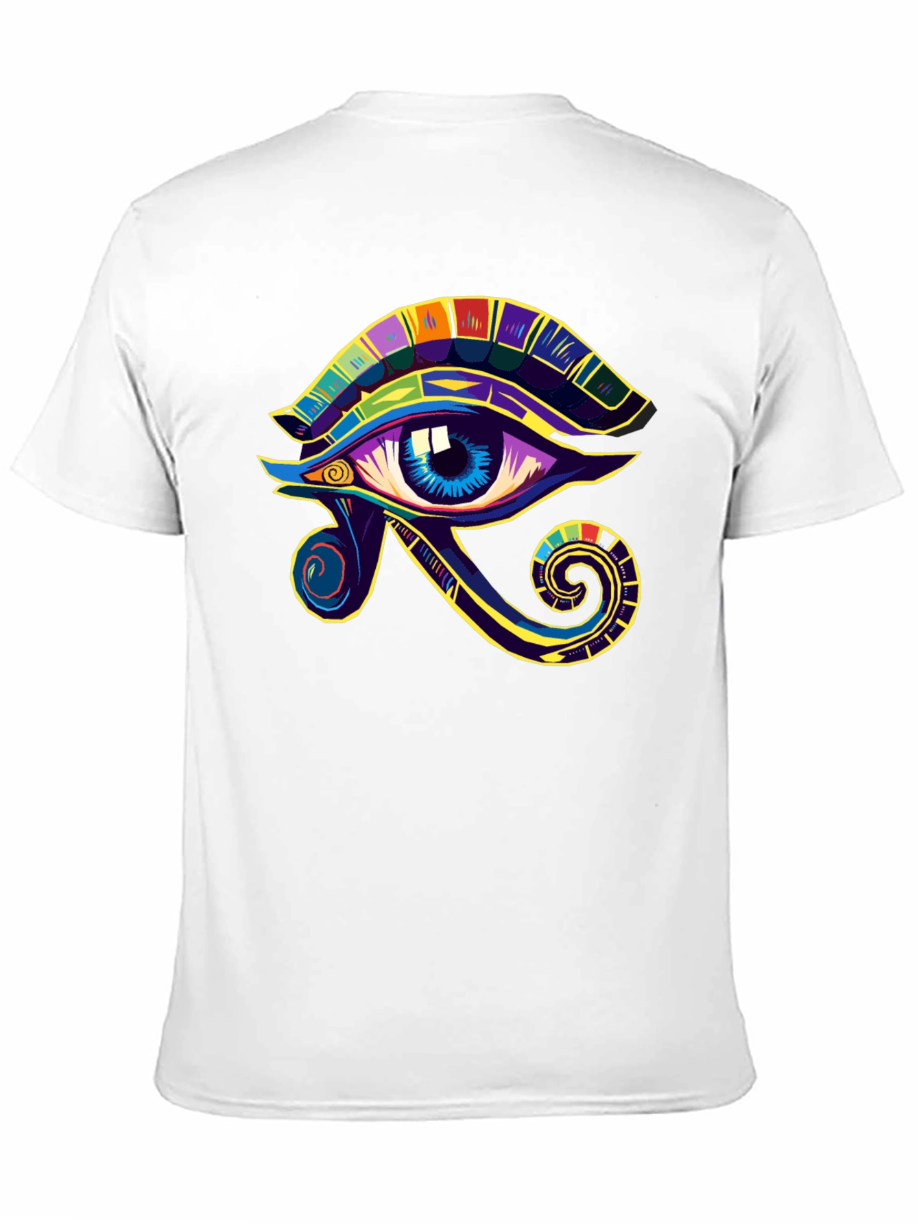 Eye of Ra Graphic Tee - Black Cotton Blend