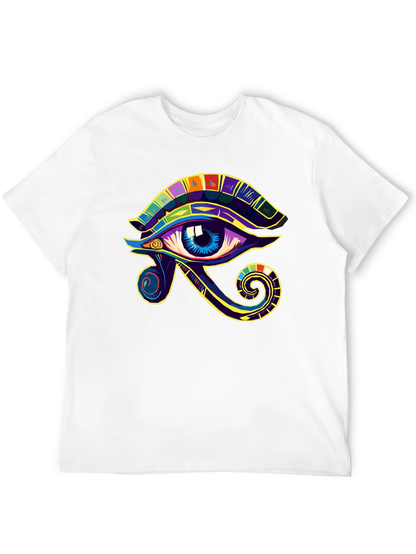 Eye of Ra Graphic Tee - Black Cotton Blend