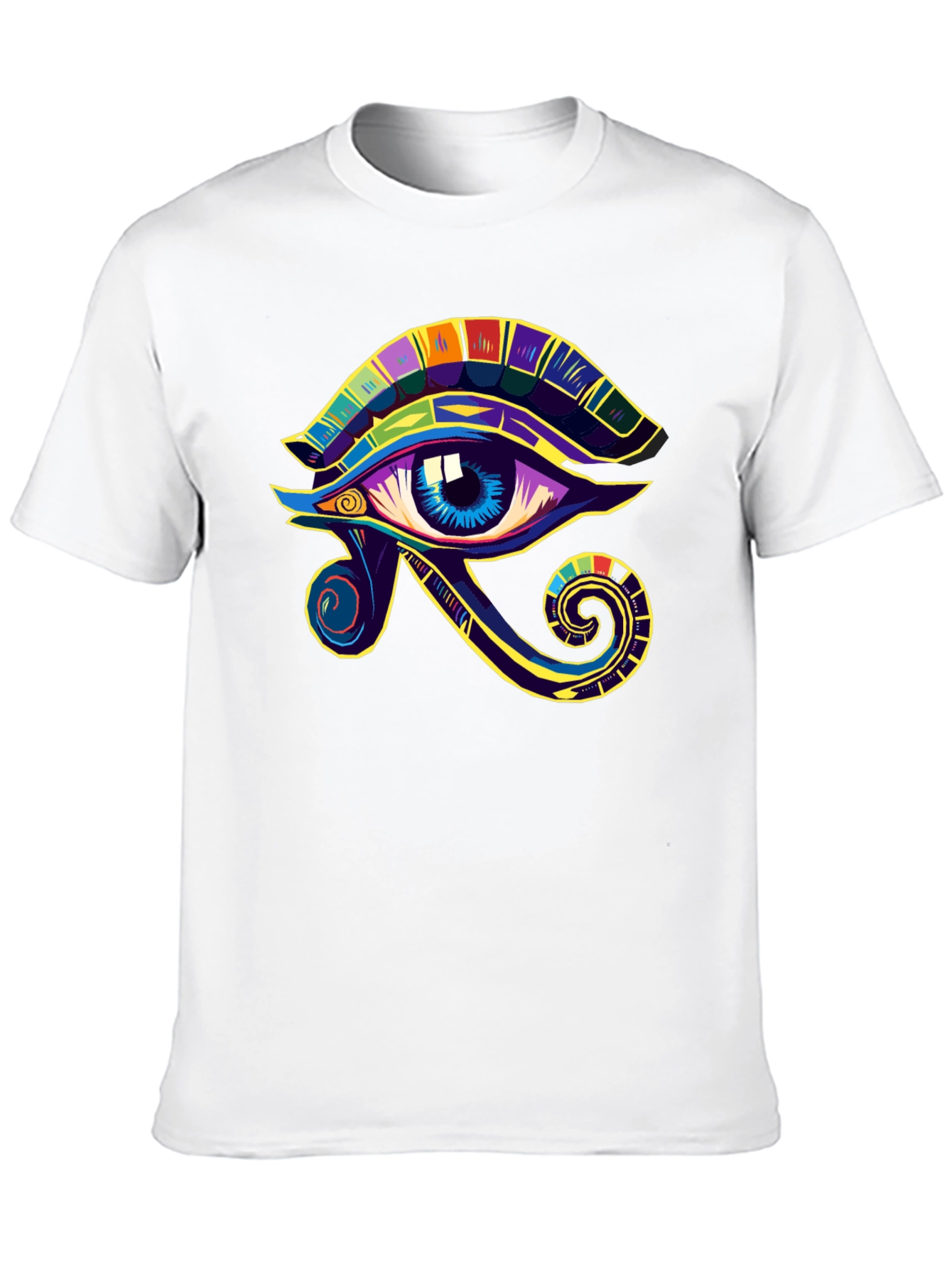 Eye of Ra Graphic Tee - Black Cotton Blend