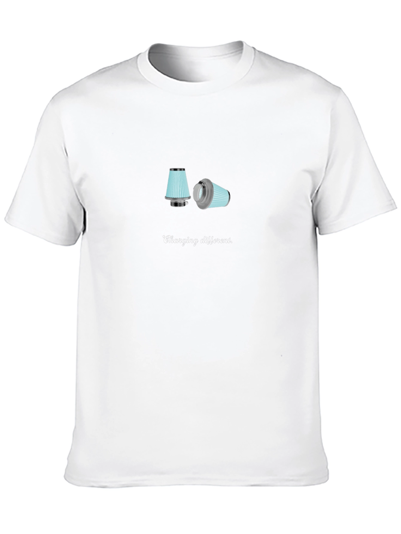 Charging Different T-Shirt - Black Cotton Tee