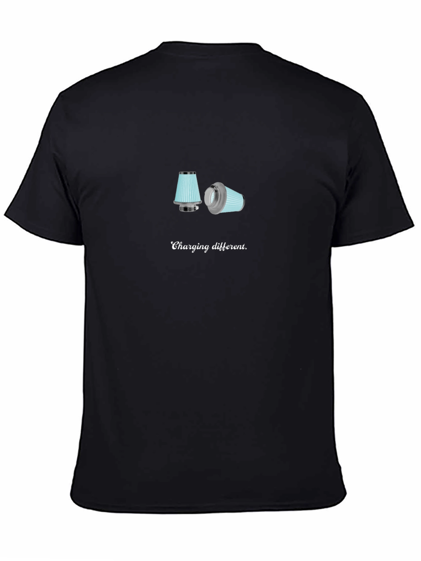 Charging Different T-Shirt - Black Cotton Tee
