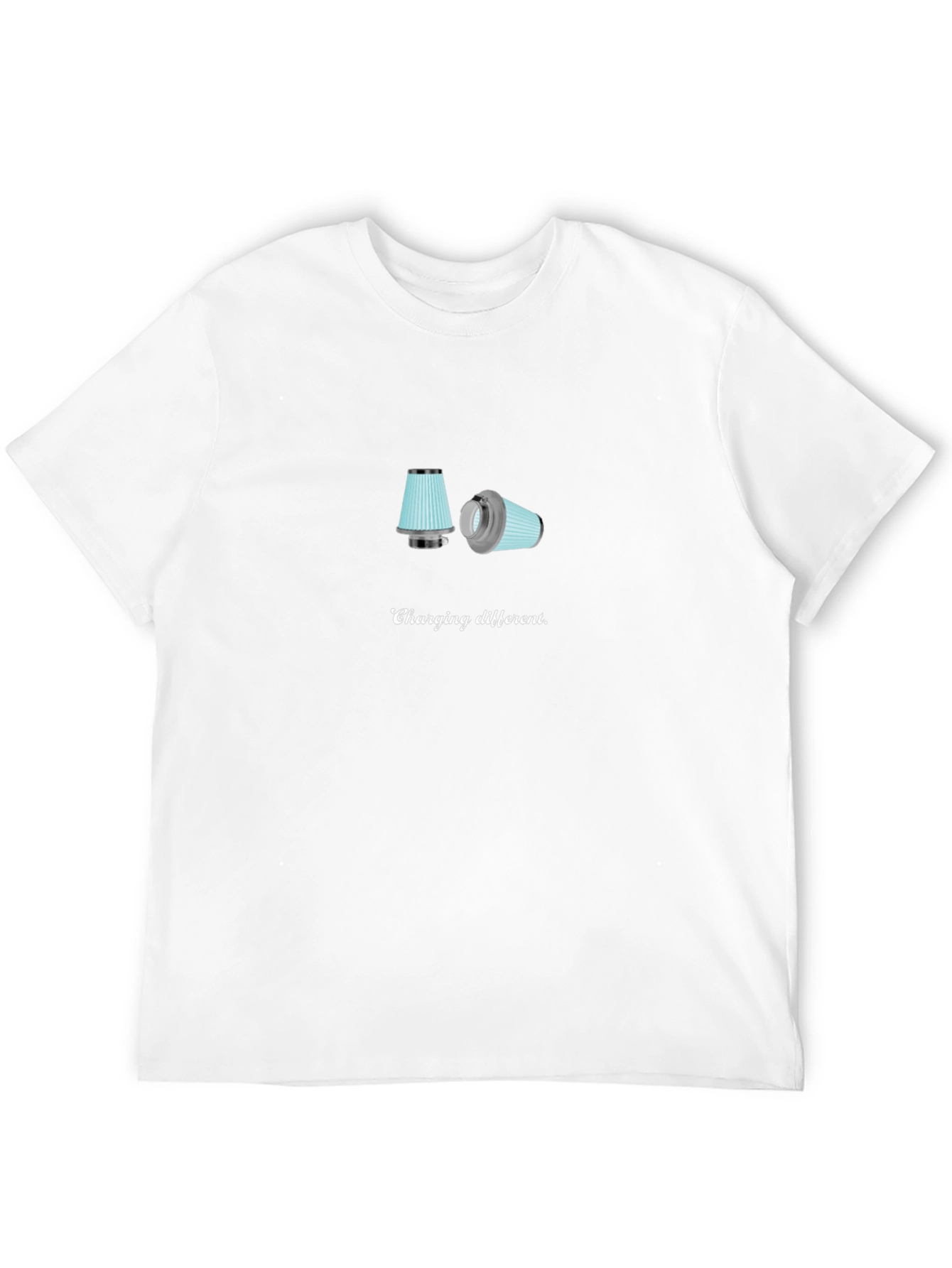 Charging Different T-Shirt - Black Cotton Tee