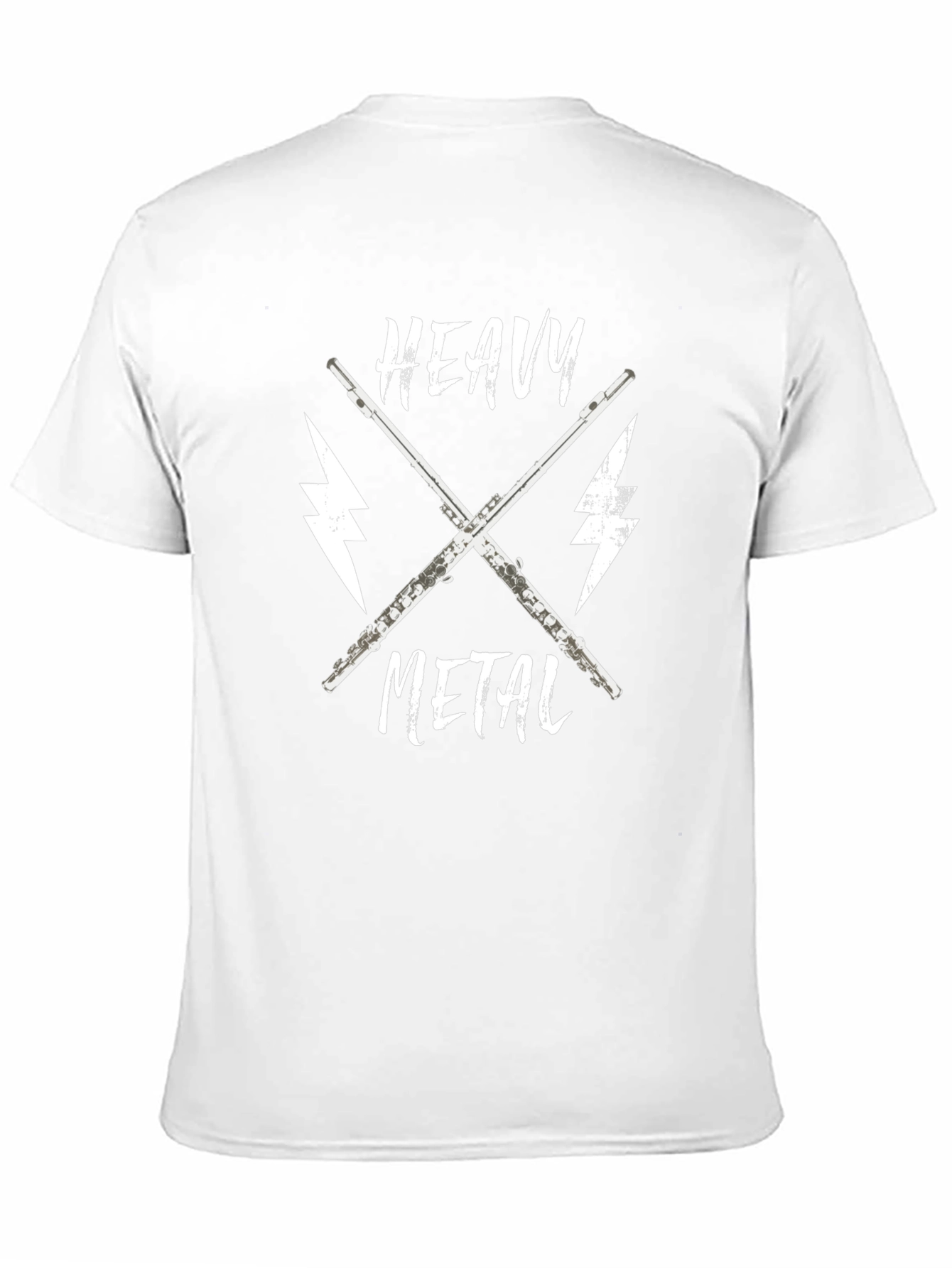 Heavy Metal Flute T-Shirt - Musician Gift